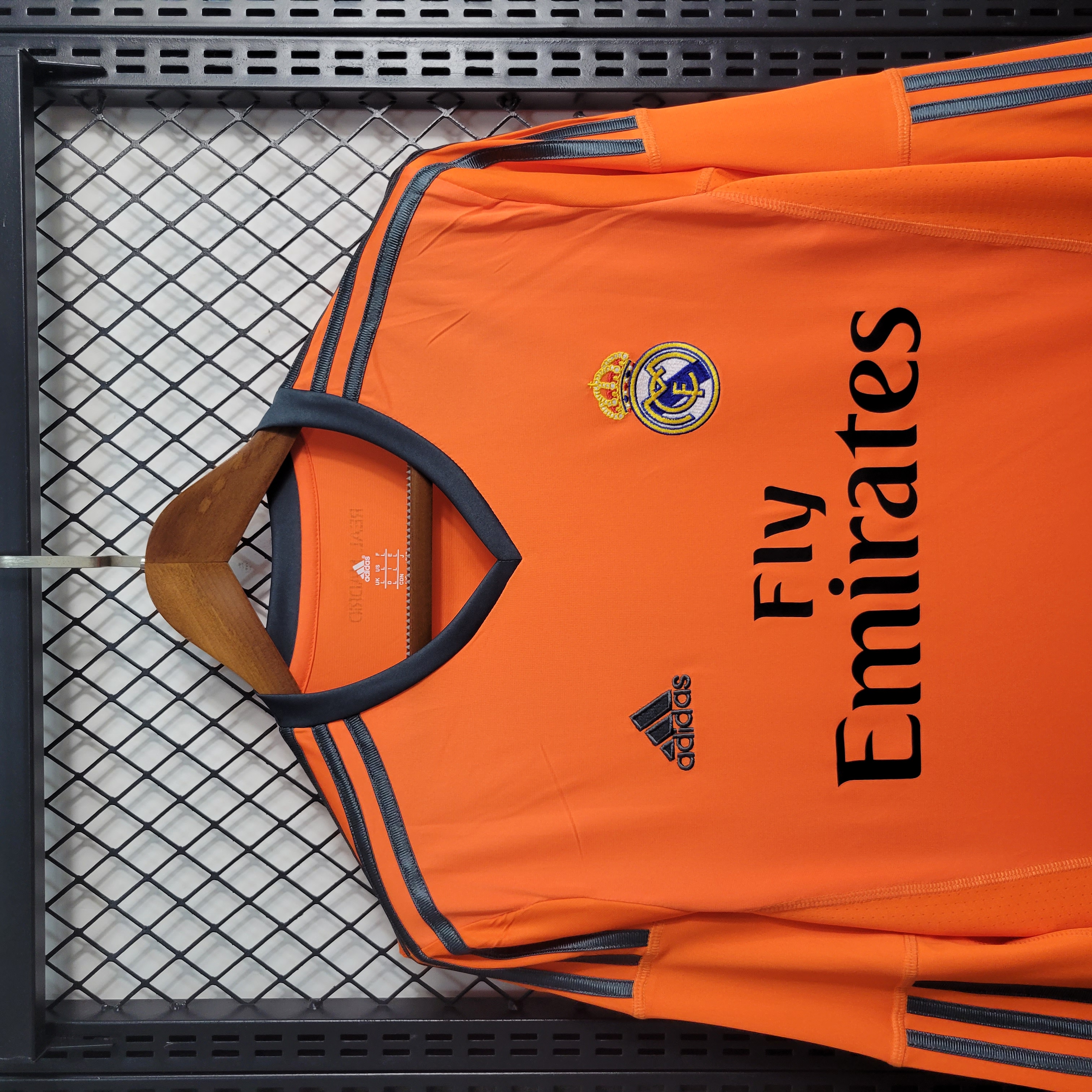 AlphaJersey-Retro Real Madrid 13-14 Third Long Sleeve Jersey