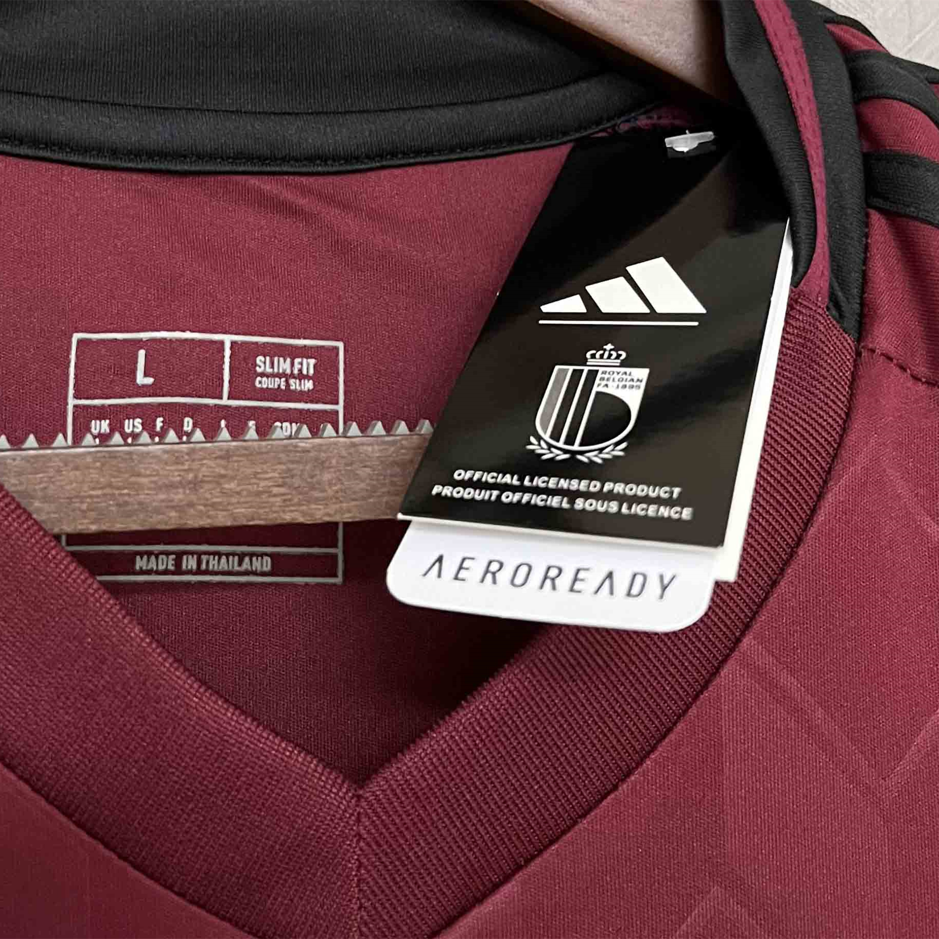 AlphaJersey-Belgium 2024 Home Stadium Jersey - Fans Version