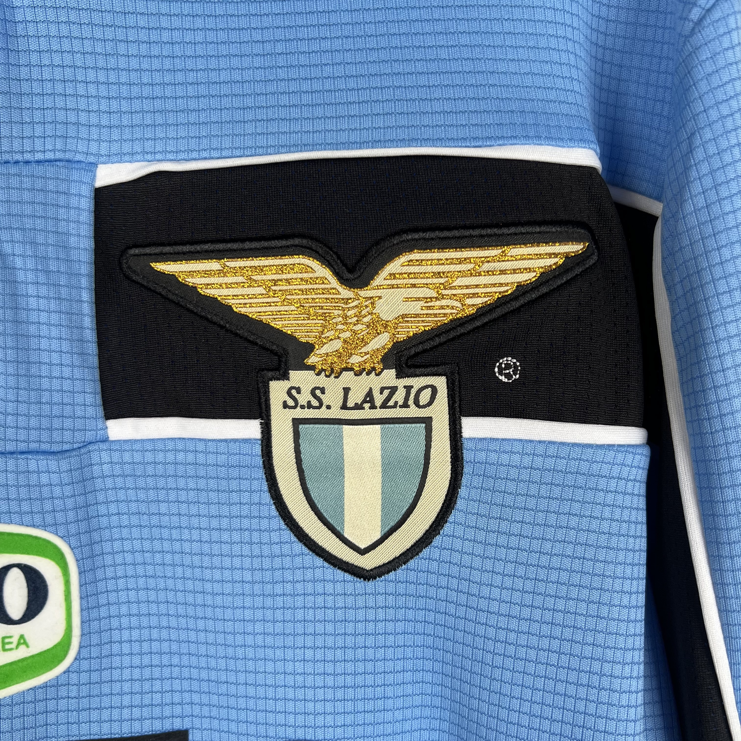 AlphaJersey-Retro Lazio 1998-00 Home Stadium Long Sleeve Jersey
