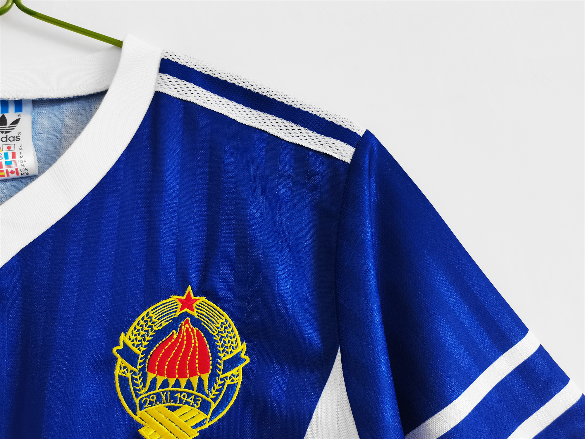 AlphaJersey-Retro Jugoslawien 1990 Home Stadium Jersey