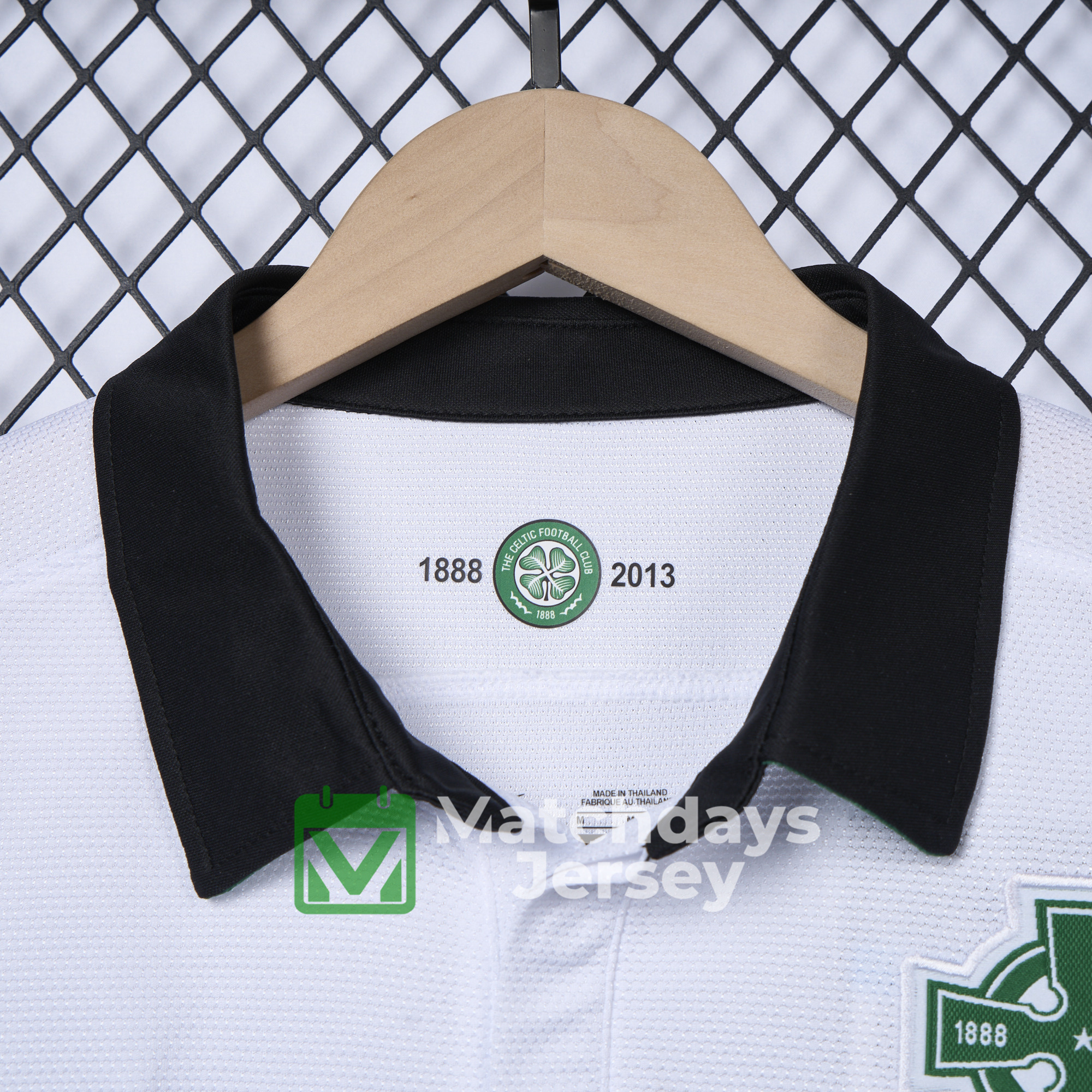 AlphaJersey-Retro Celtic 2012-13 Third 125th Anniversary White POLO Shirt