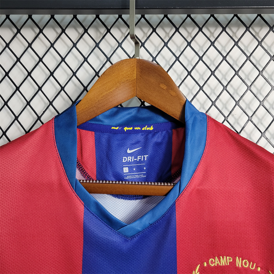 AlphaJersey-Retro Barcelona 07-08 Home Stadium Jersey