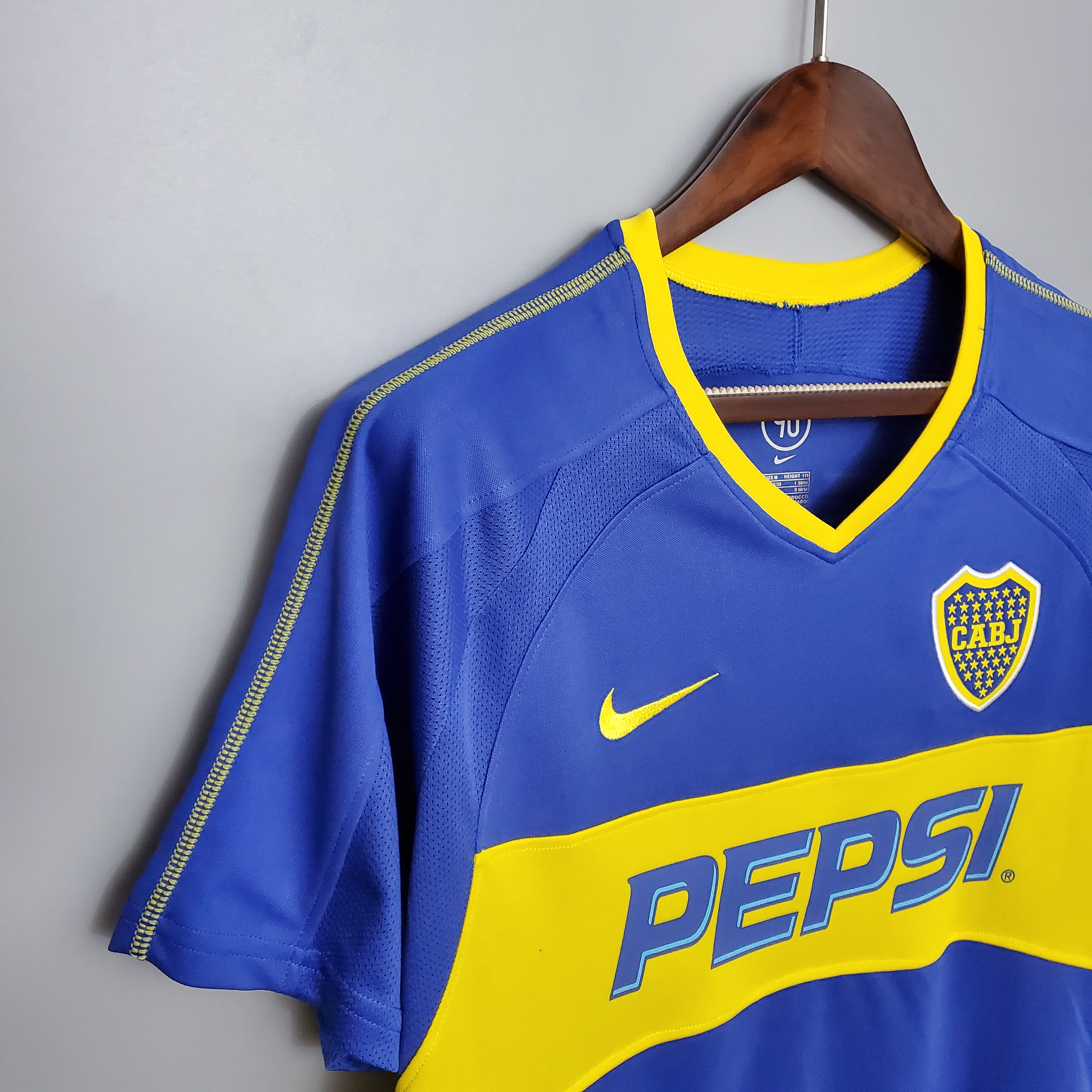 AlphaJersey-Retro Boca Juniors 2003-04 Home Stadium Jersey