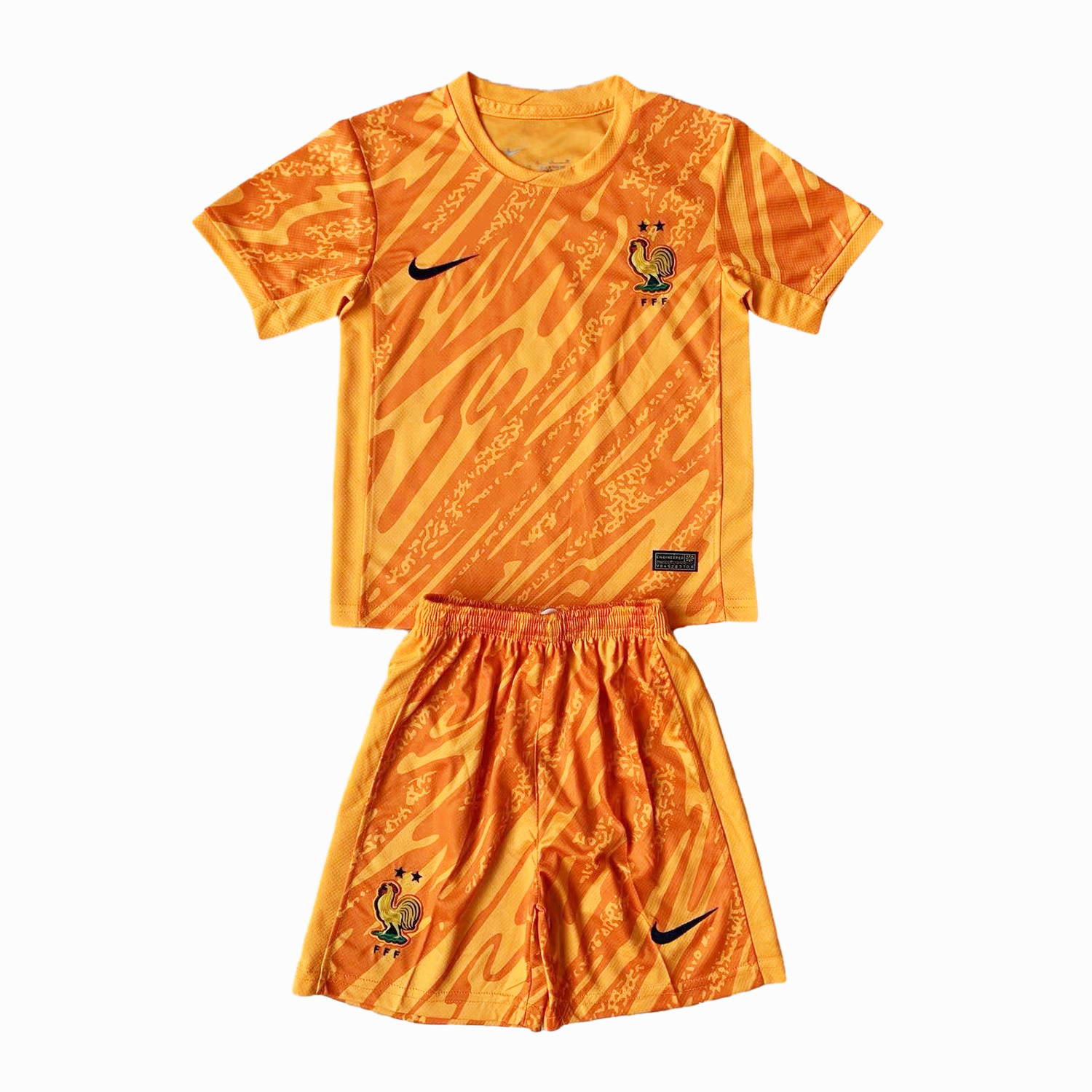 AlphaJersey-France 2024 Goalkeeper Kids Kit - Orange