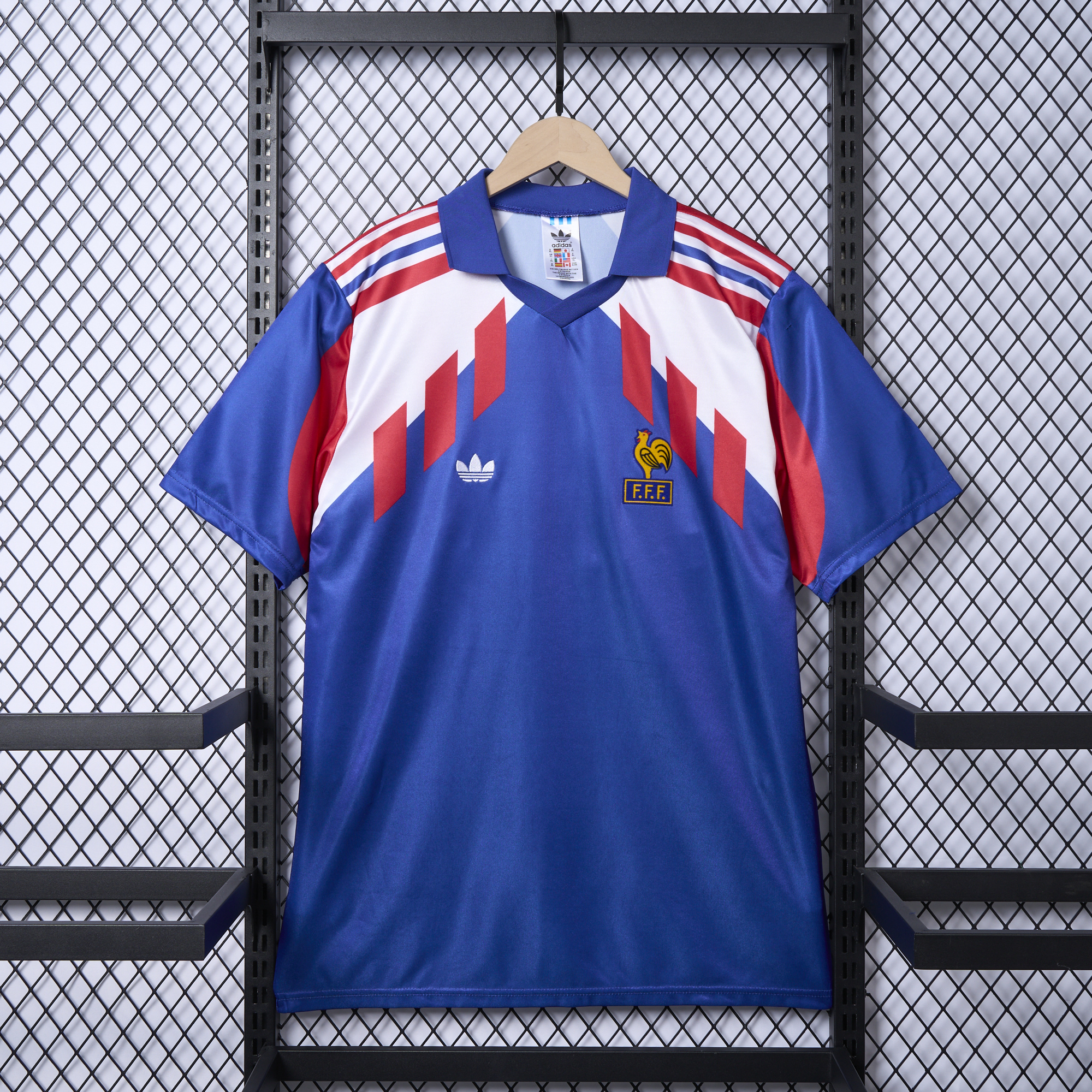 AlphaJersey-Retro France 1990 Home Stadium Jersey