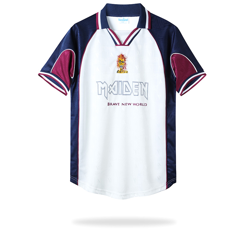 AlphaJersey-Retro Iron Maiden 1999-01 Away Jersey