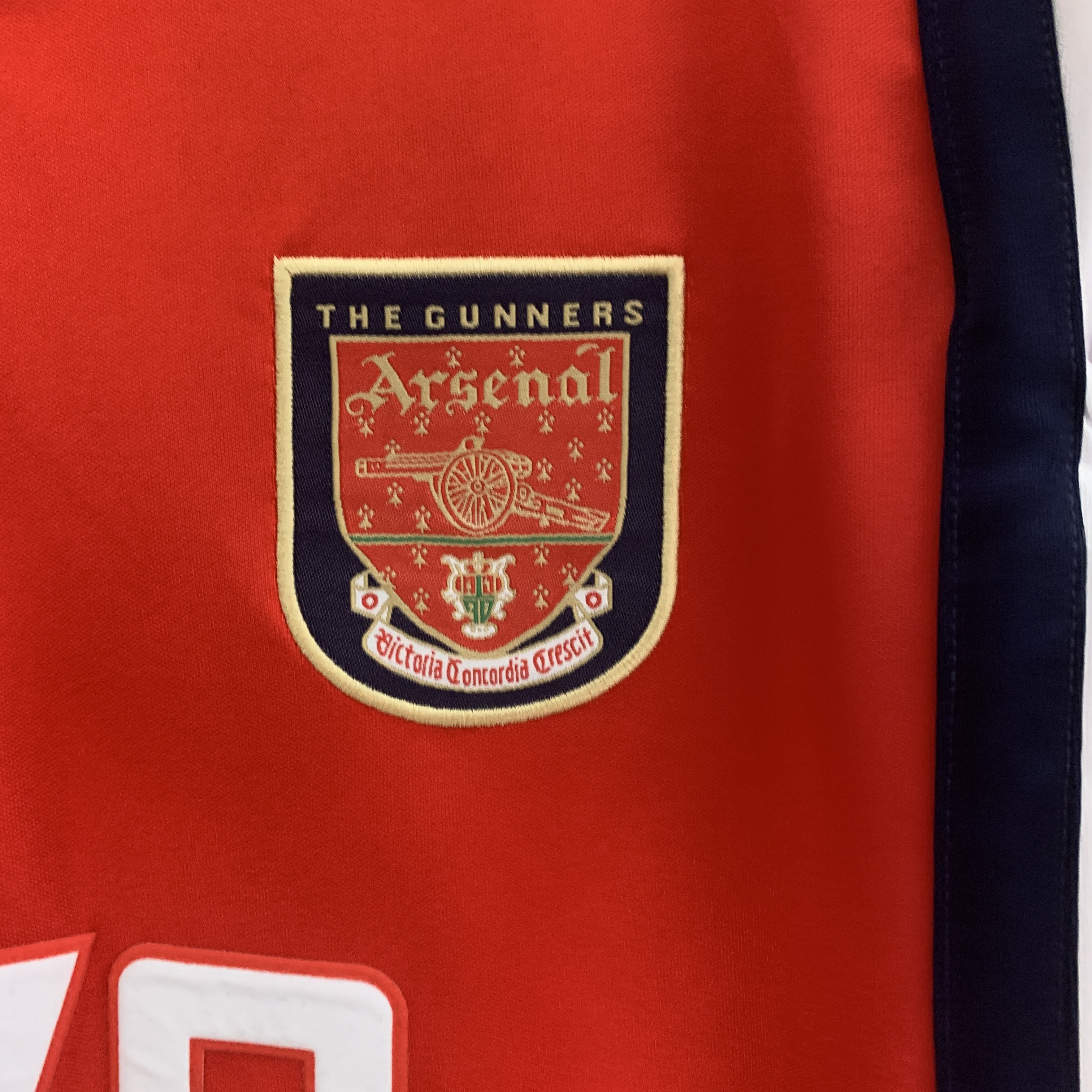 AlphaJersey-Retro Arsenal 98-99 Home Long Sleeve Jersey