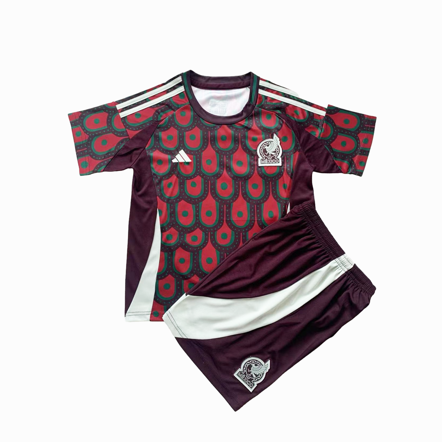 AlphaJersey-Mexico 2024 Home Kids Kit