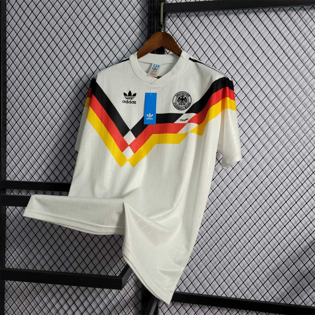 AlphaJersey-Retro Germany 1990 Home Stadium Jersey