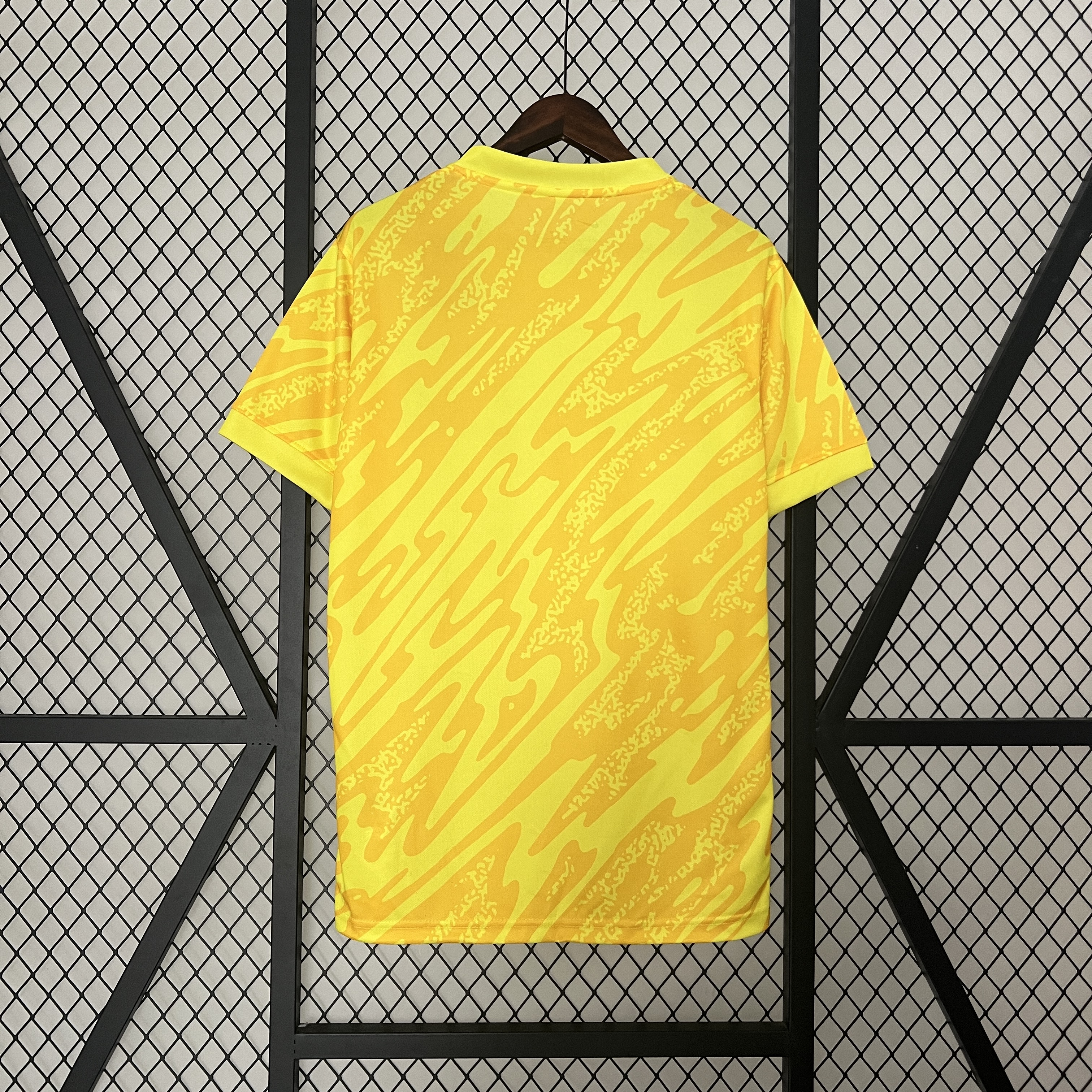 AlphaJersey-France 2024 Yellow Goalkeeper Jersey - Fans Version