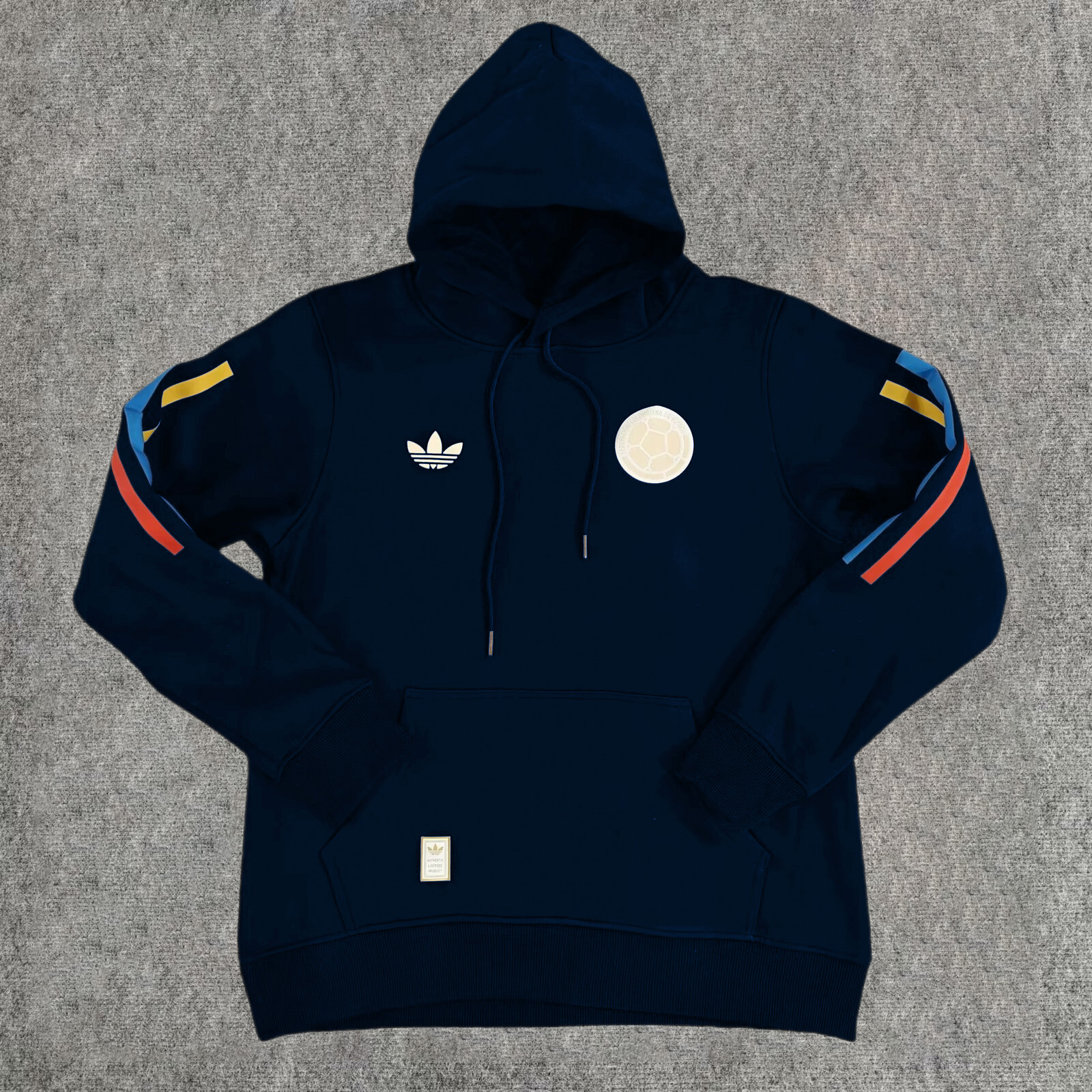 AlphaJersey-Colombia 2024 100th Anniversary Hooded - Deep Blue