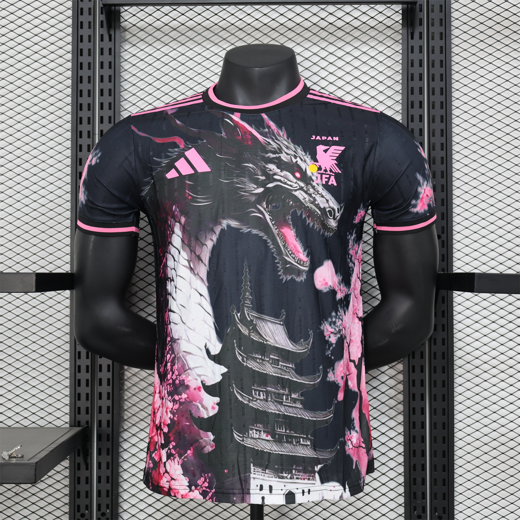 AlphaJersey-Japan 2024 Black Kyoto and Dragon Special Edition Jersey - Player Version