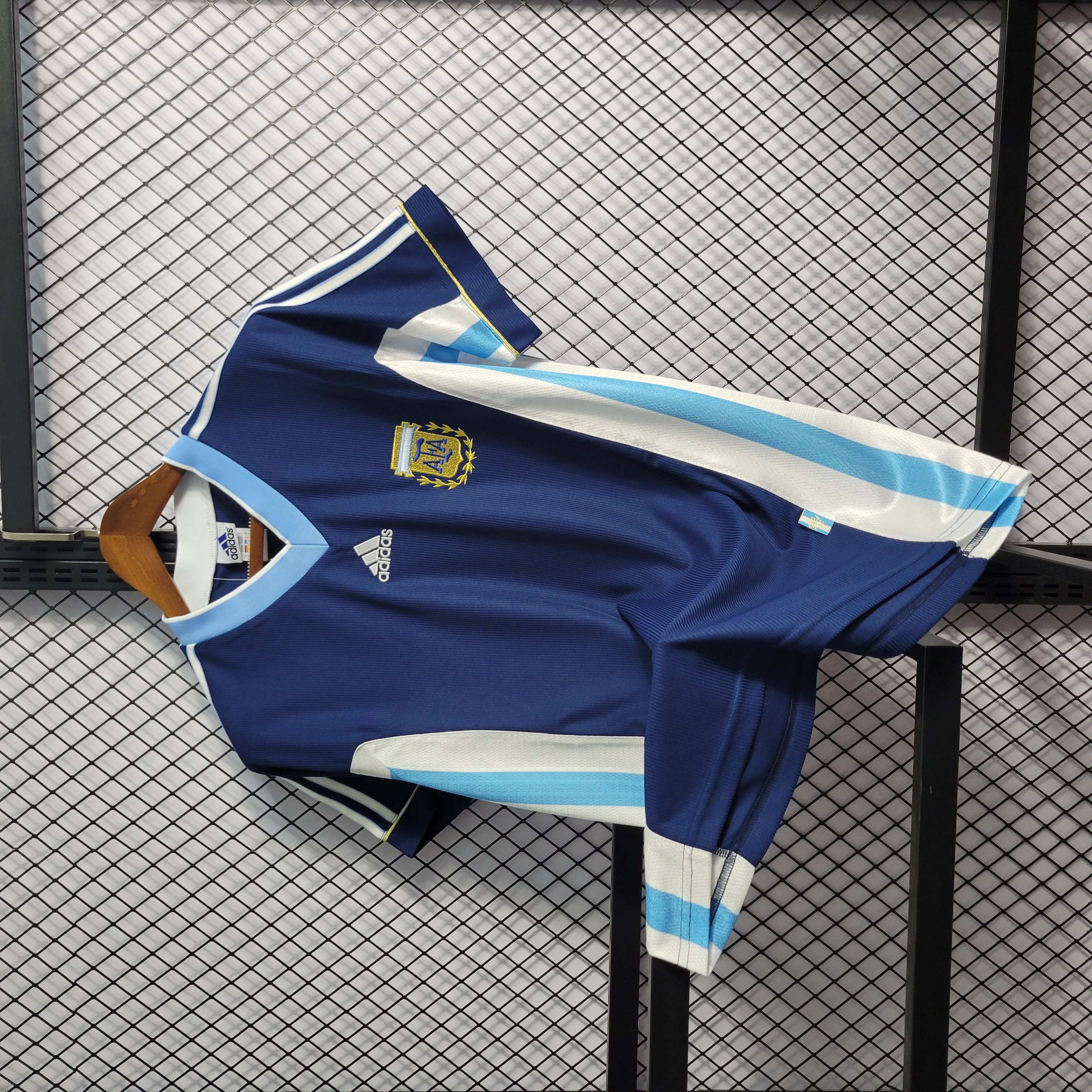AlphaJersey-Retro Argentina 1998 Away Stadium Jersey