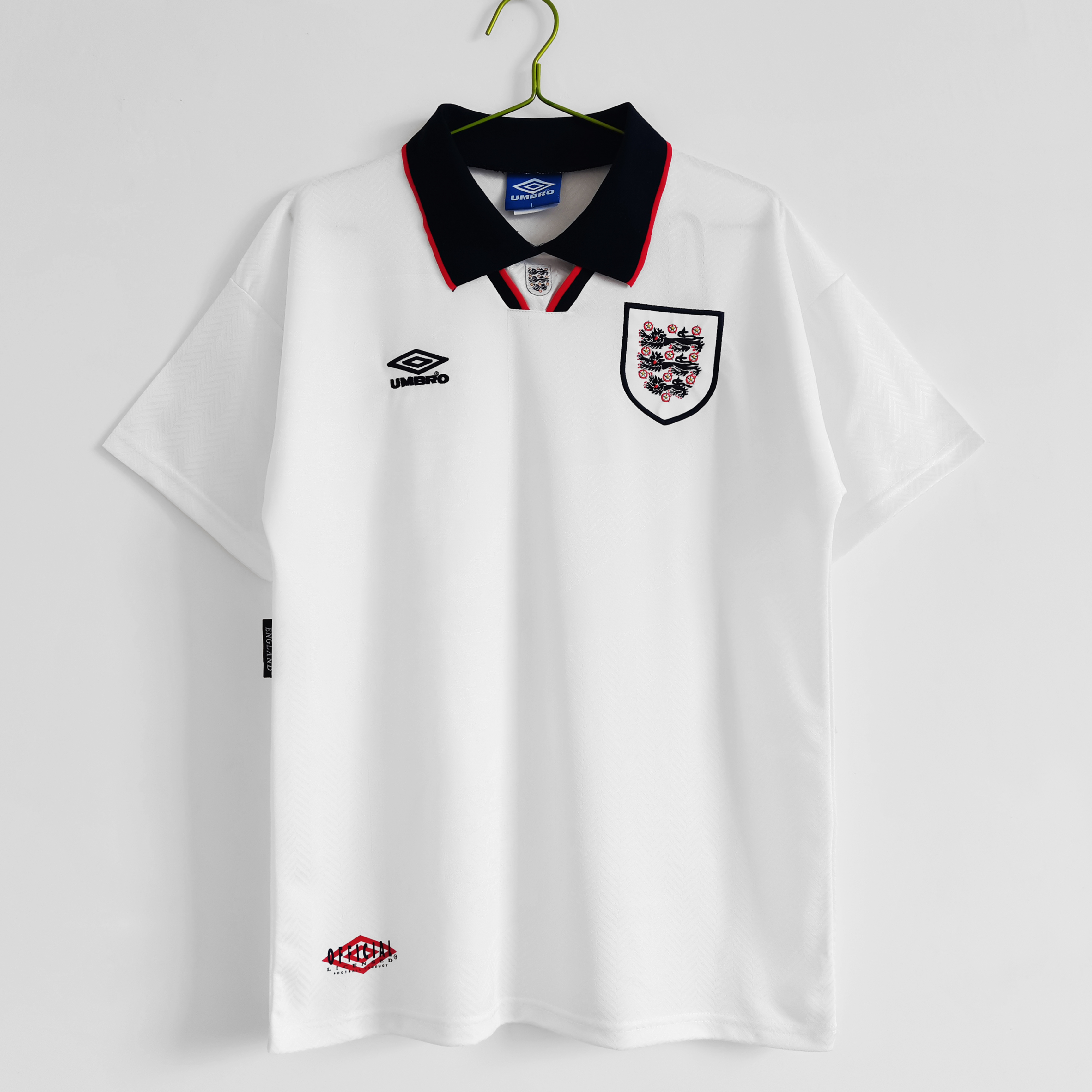 AlphaJersey-Retro England 1994 Home Stadium Jersey