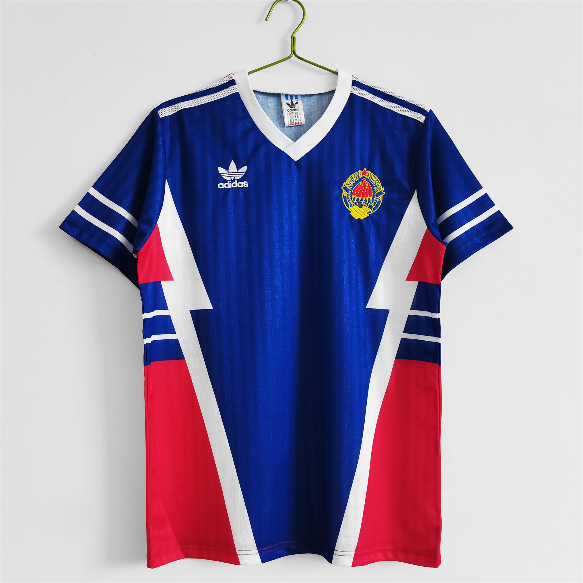 AlphaJersey-Retro Jugoslawien 1990 Home Stadium Jersey