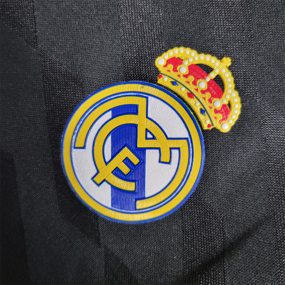 AlphaJersey-Real Madrid Retro 11-12 Away Long Sleeve Jersey