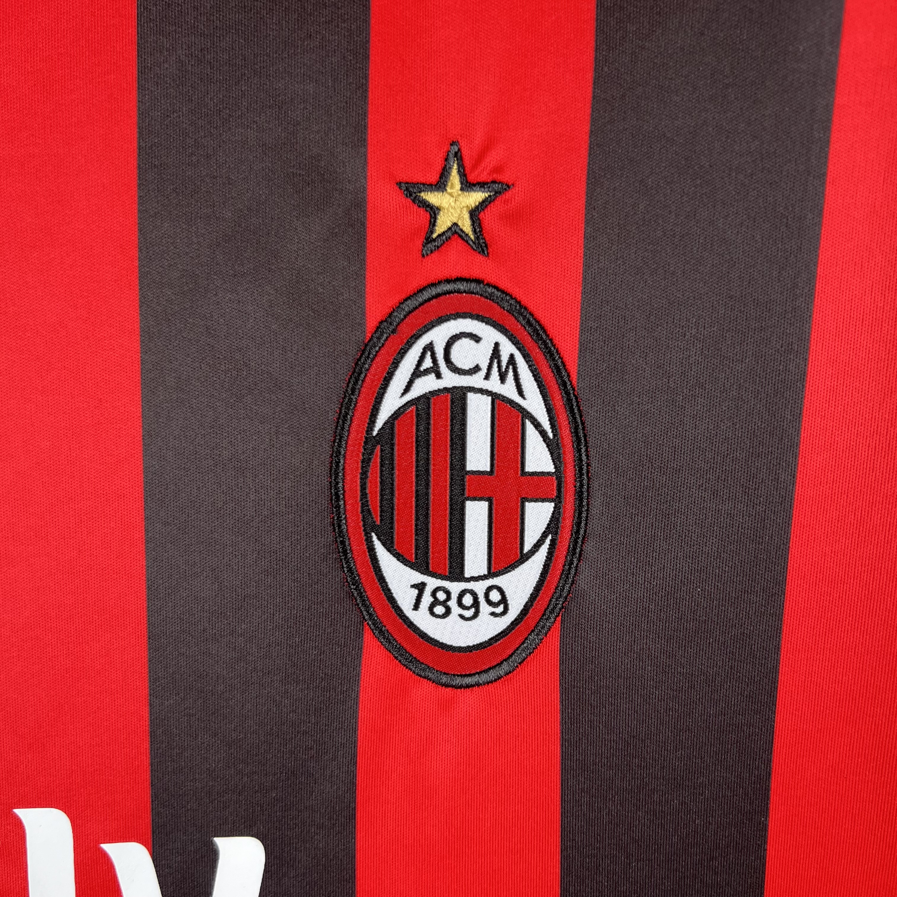 AlphaJersey-Retro AC Milan 2017-18 Home Stadium Jersey