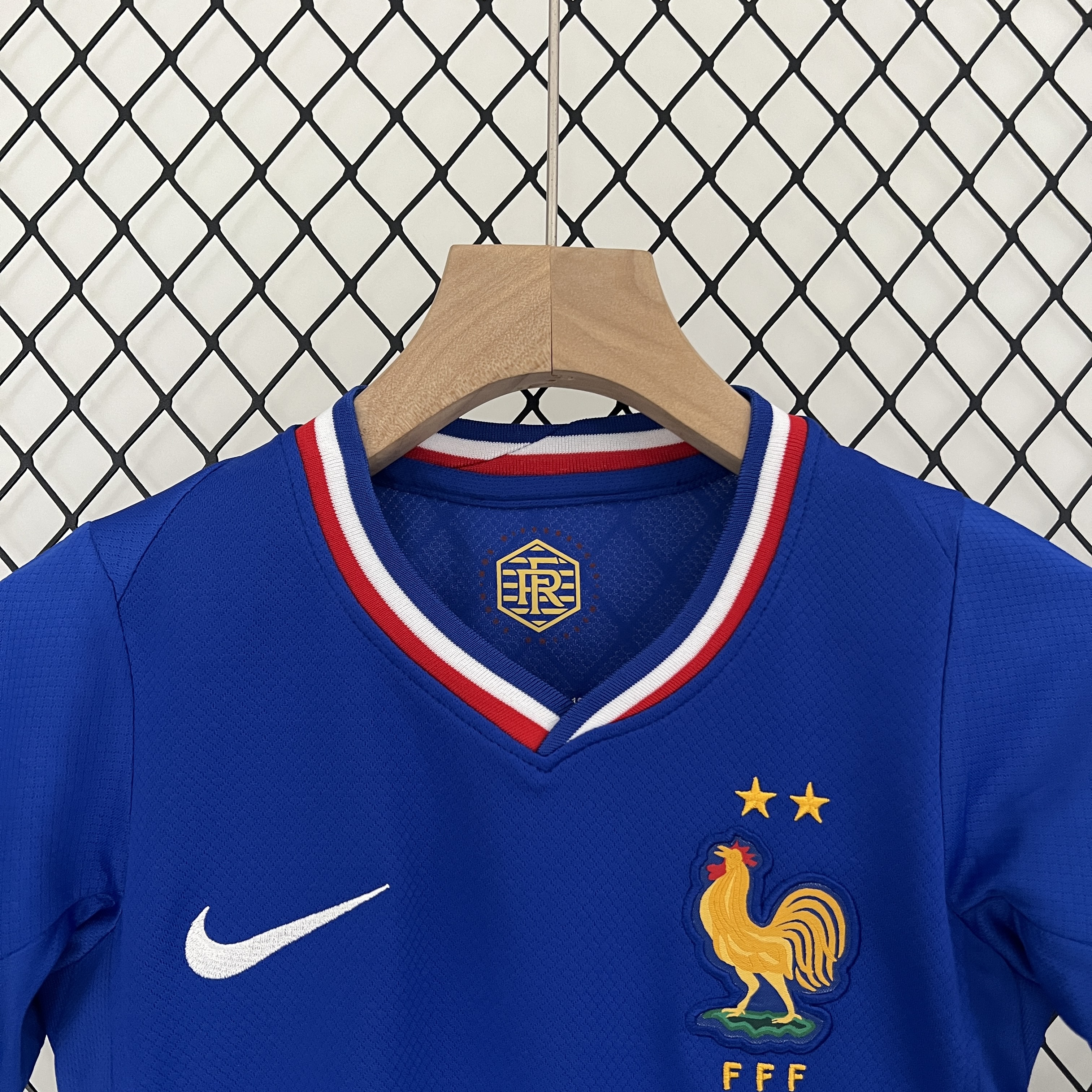 AlphaJersey-France 2024 Home Stadium Kids Kit