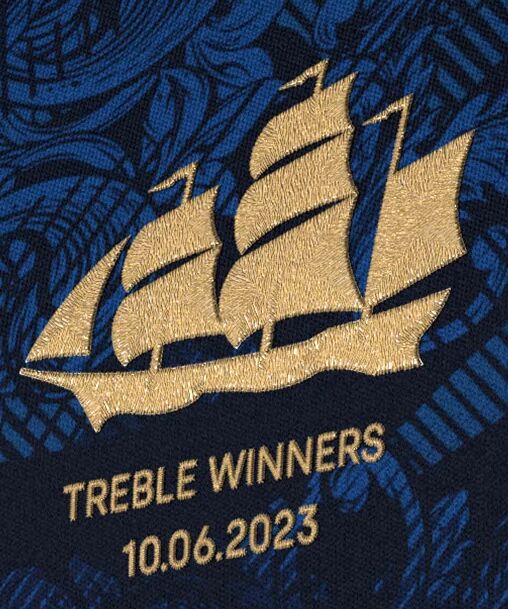 AlphaJersey-Manchester City 2023 Treble Winners Commemorative Jersey - Player Version