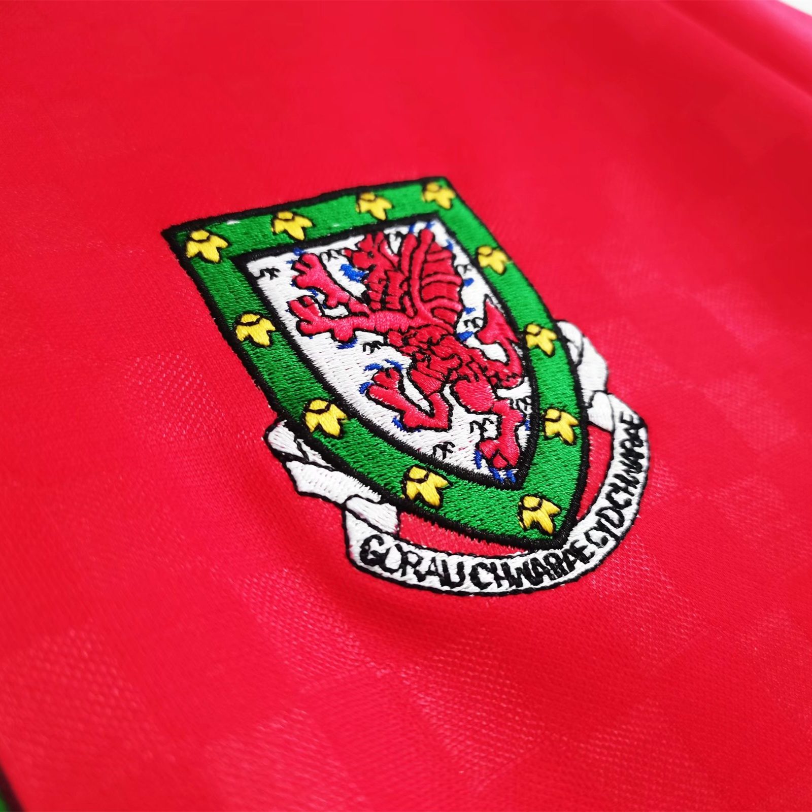 AlphaJersey-Retro Wales 1996 Home Stadium Jersey