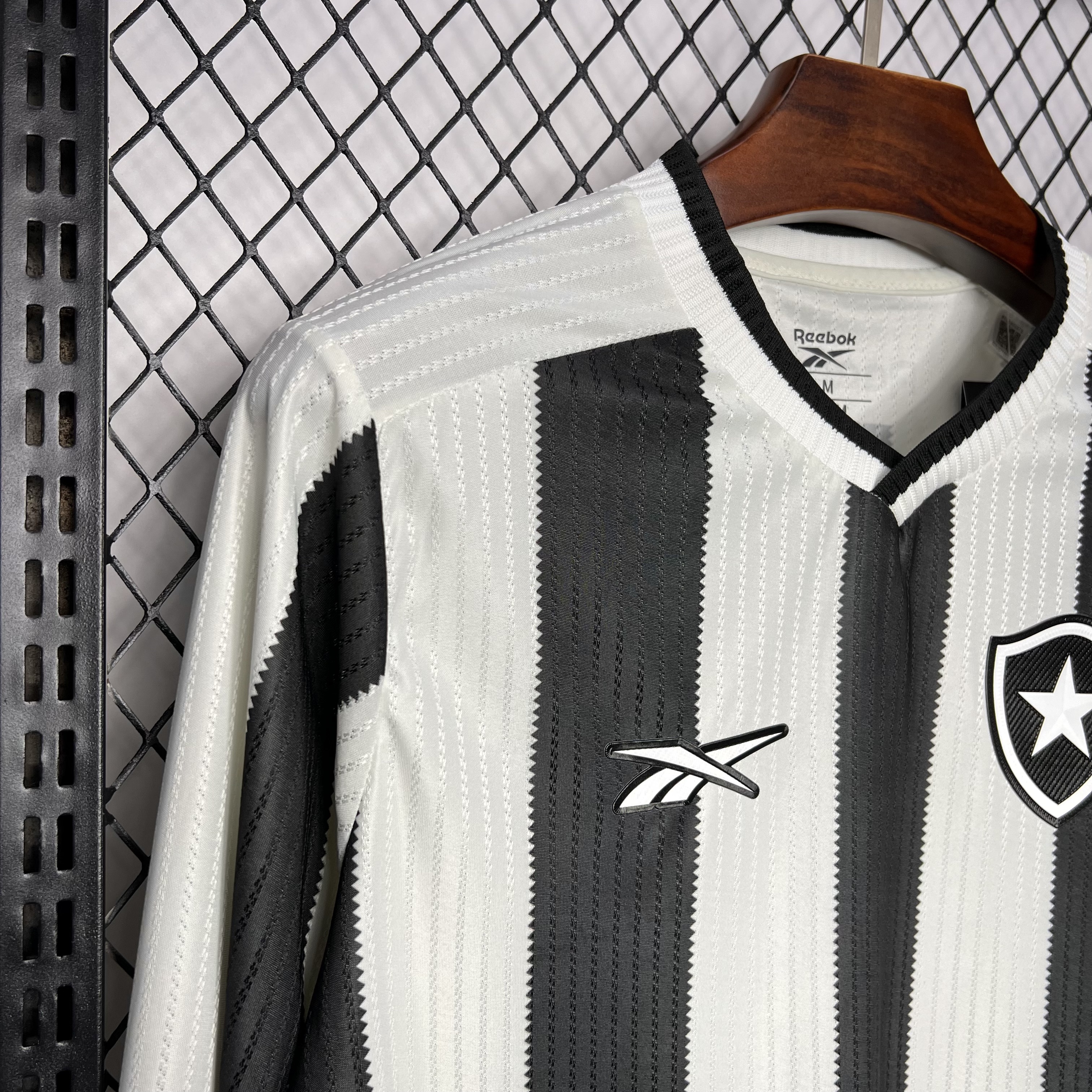 AlphaJersey-Botafogo 2024 Home Unsponsored Long Sleeves Jersey - Fans Version