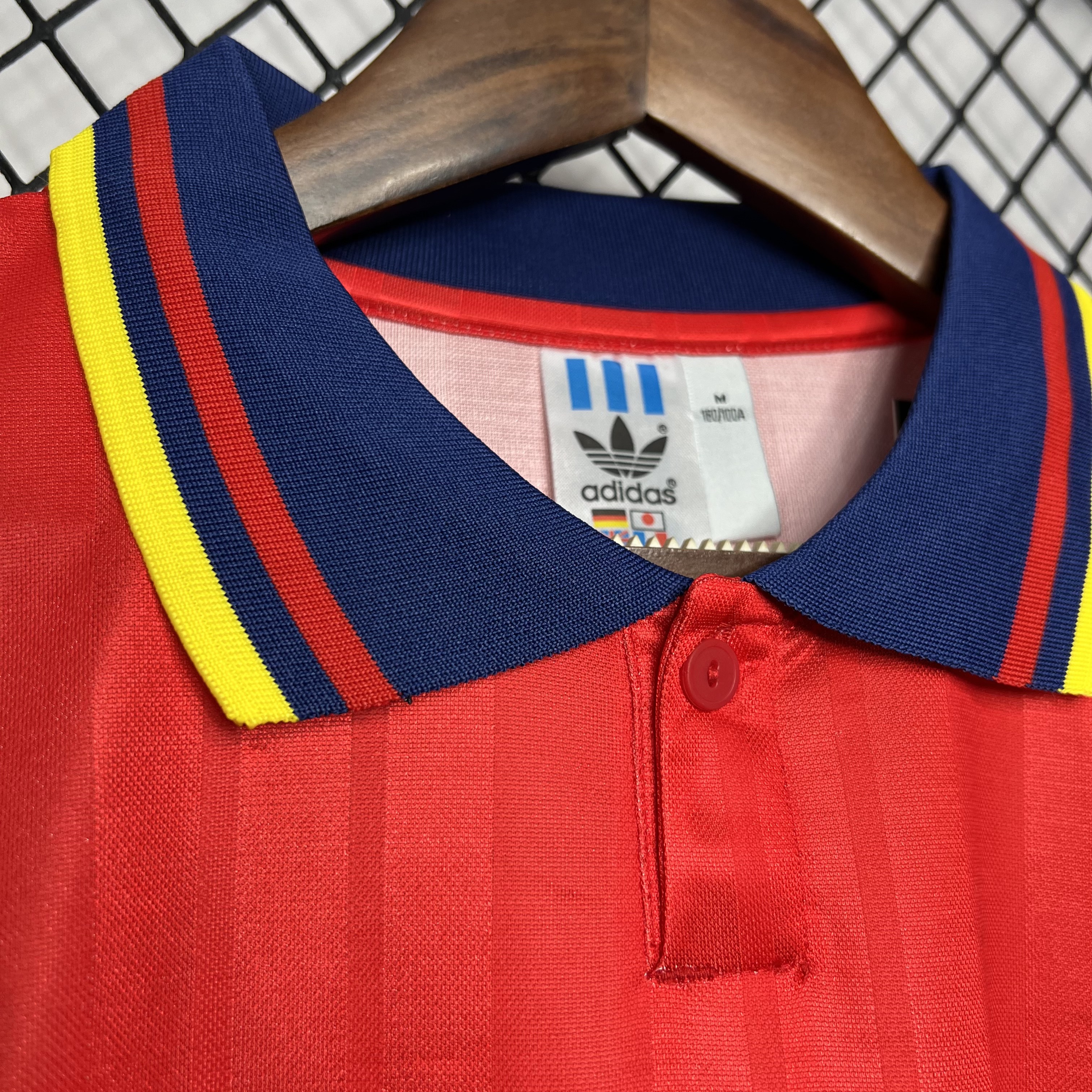 AlphaJersey-Retro Spain 1994 Home Stadium Jersey