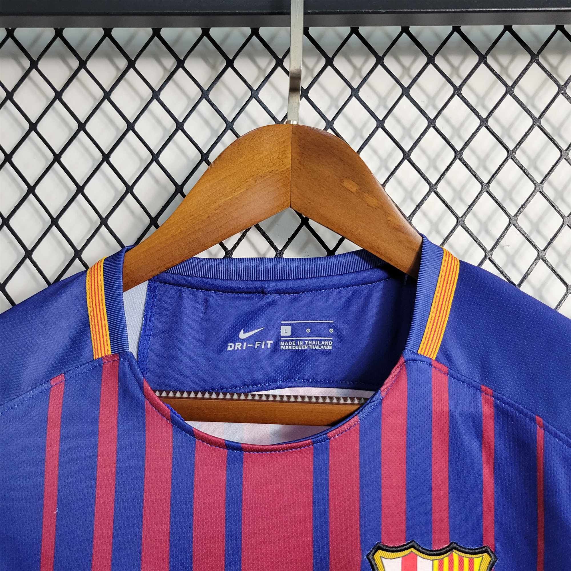 AlphaJersey-Retro Barcelona 17-18 Home Stadium Jersey