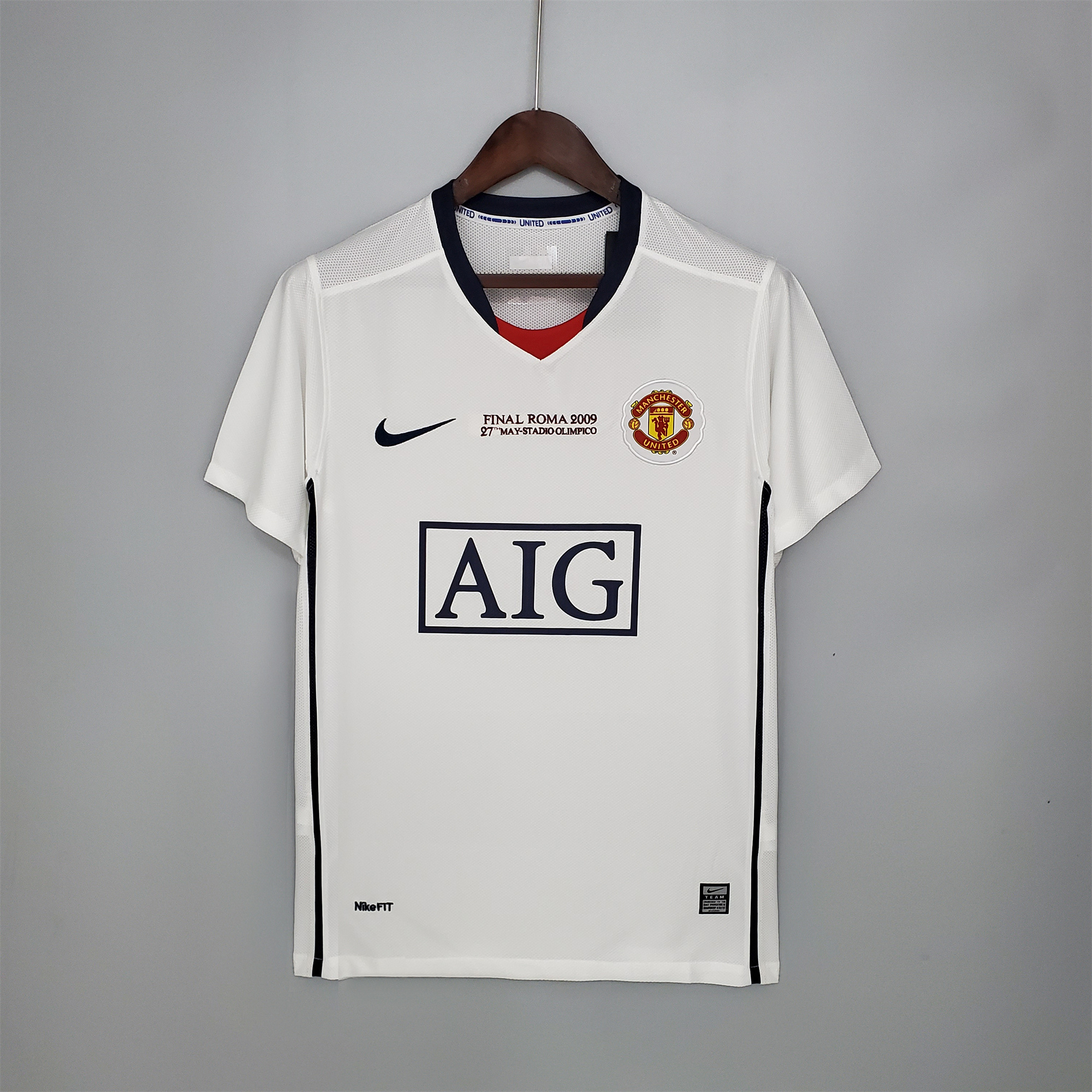 AlphaJersey-Retro Manchester United 08-09 Away Jersey - Champions League Final Version