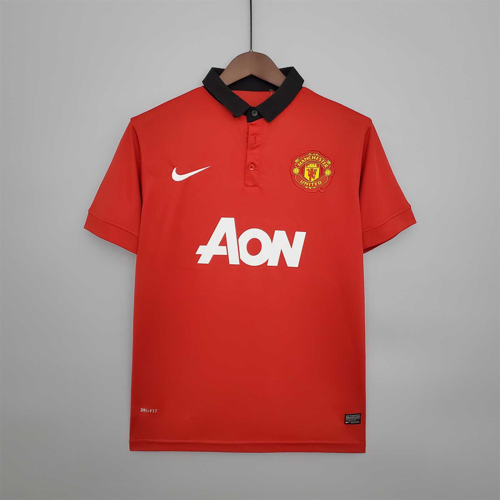 AlphaJersey-Retro Manchester United 13-14 Home Stadium Jersey