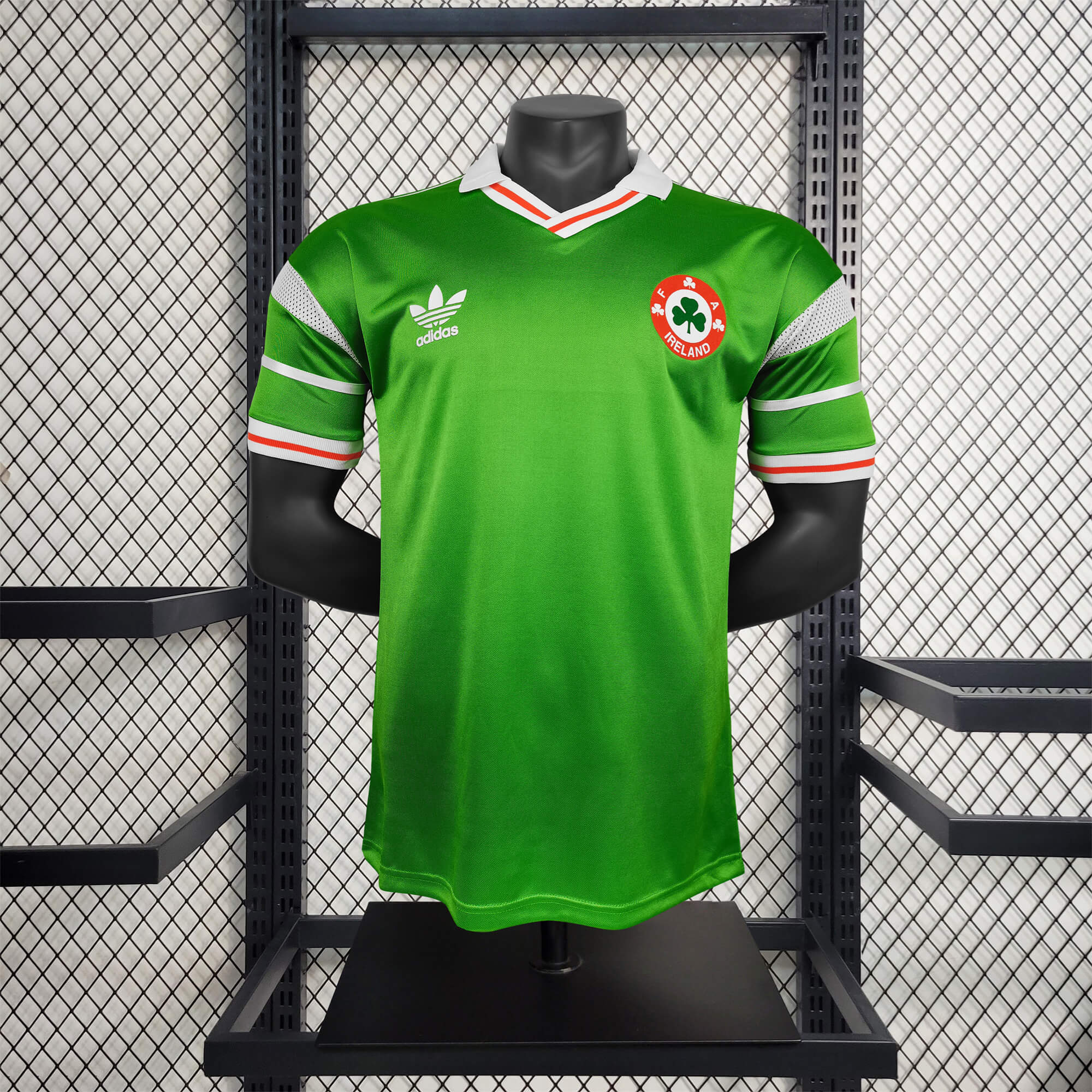 AlphaJersey-Retro Ireland 1988 Home Stadium Jersey