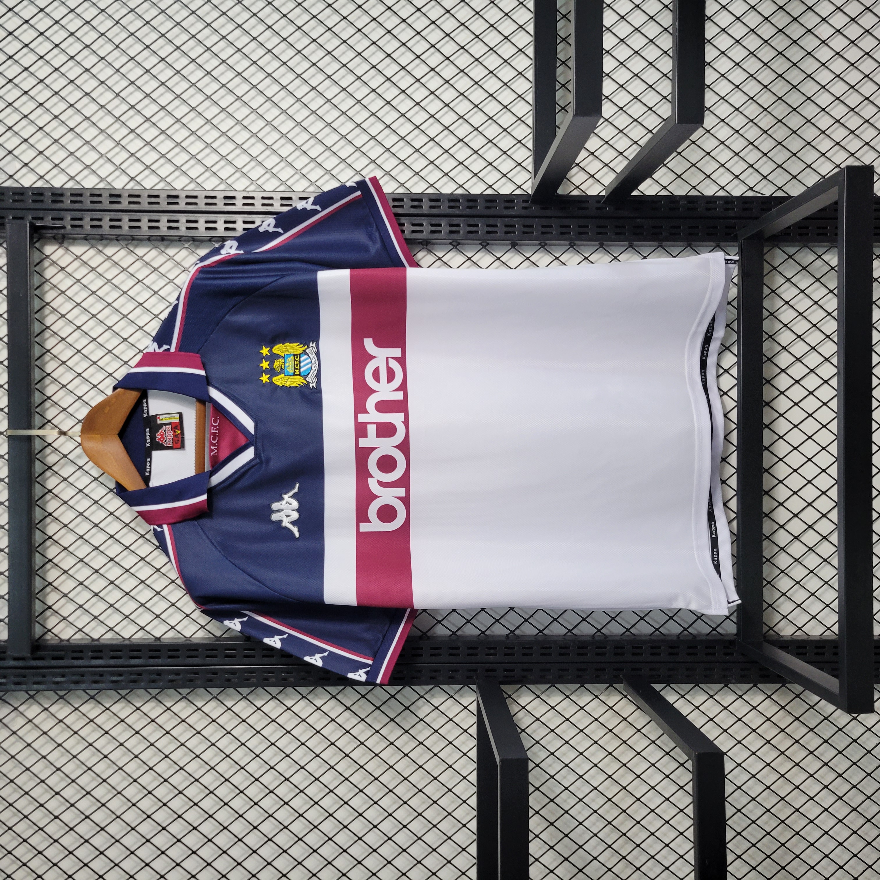 AlphaJersey-Retro Manchester City 1997-98 Away Stadium Jersey