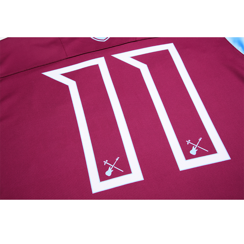 AlphaJersey-Iron Maiden x West Ham Home Special Edition Jersey - with 11 print