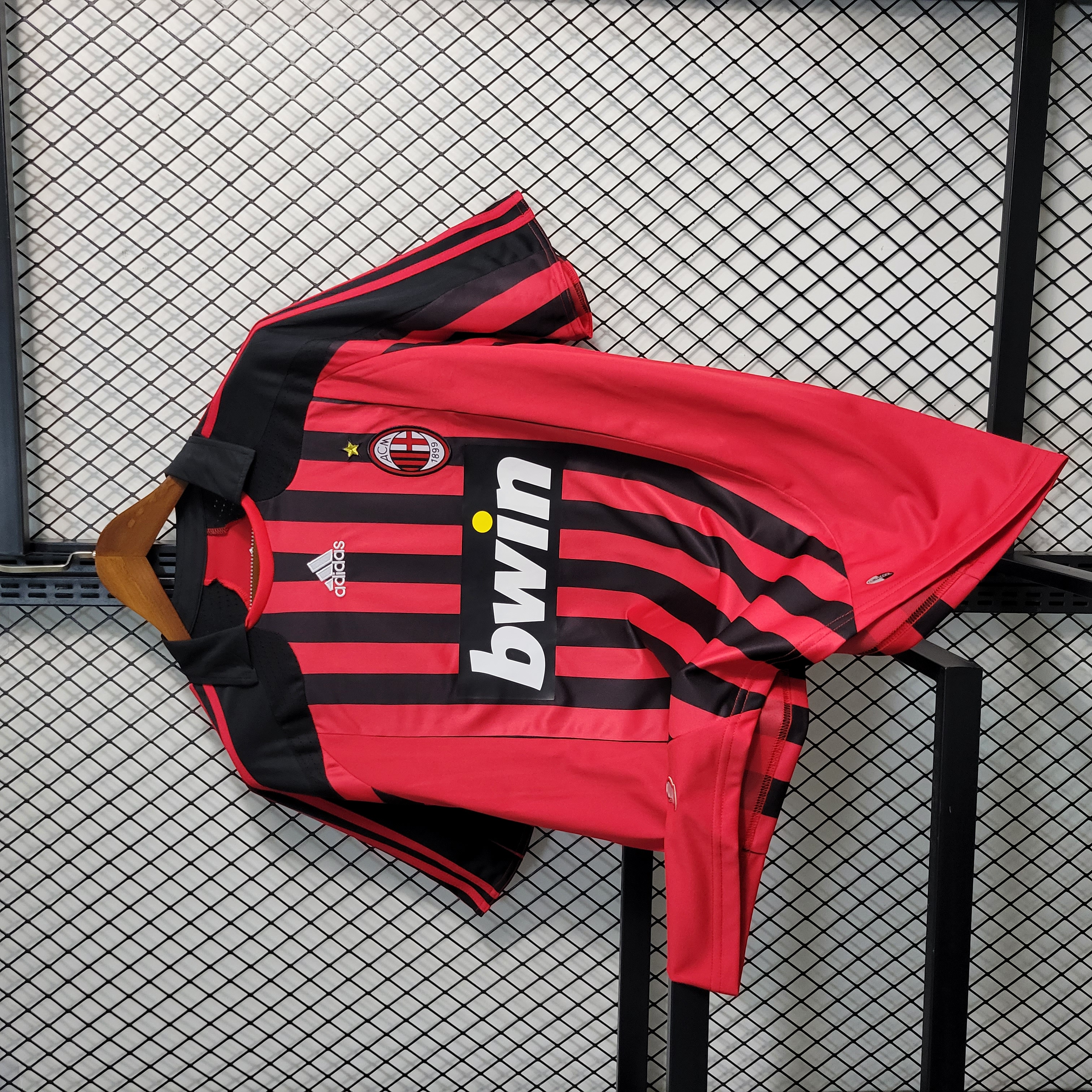 AlphaJersey-Retro AC Milan 2007-08 Home Stadium Jersey