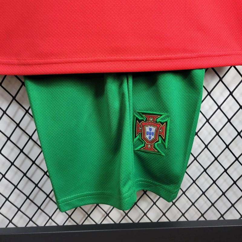 AlphaJersey-Portugal 2024 Home Stadium Kids Kit