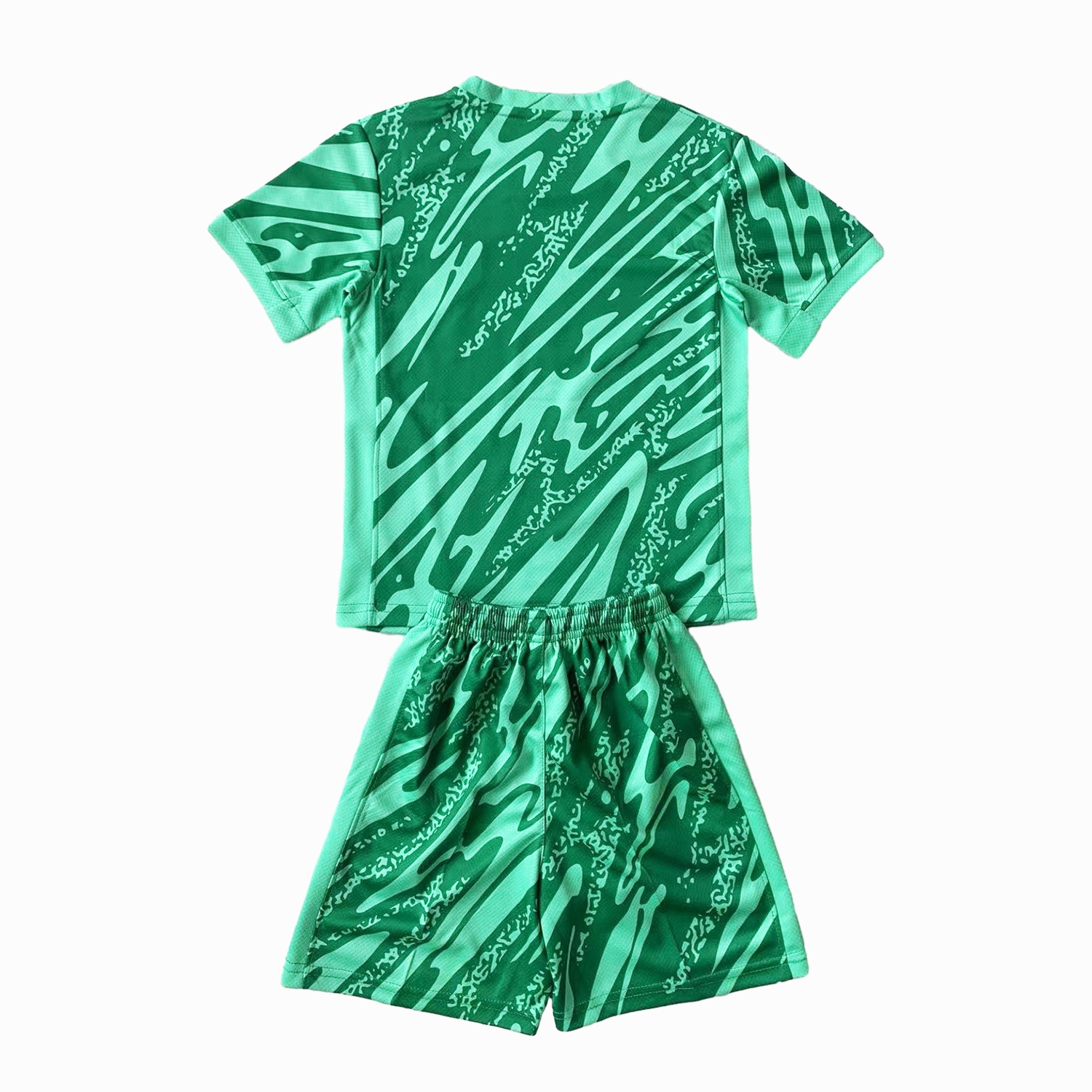 AlphaJersey-Netherlands 2024 Goalkeeper Kids Kit - Green