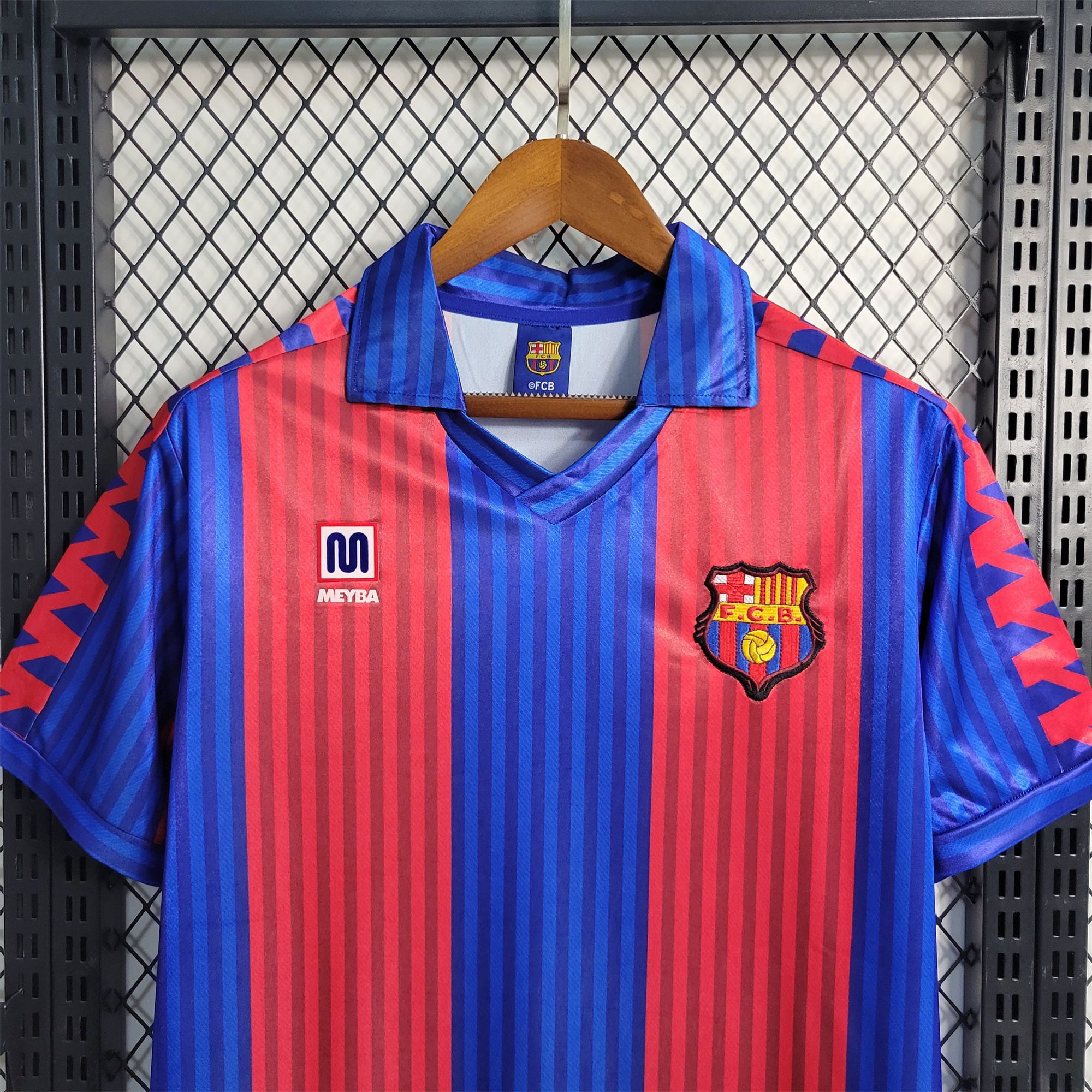 AlphaJersey-Retro Barcelona 90-92 Home Stadium Jersey