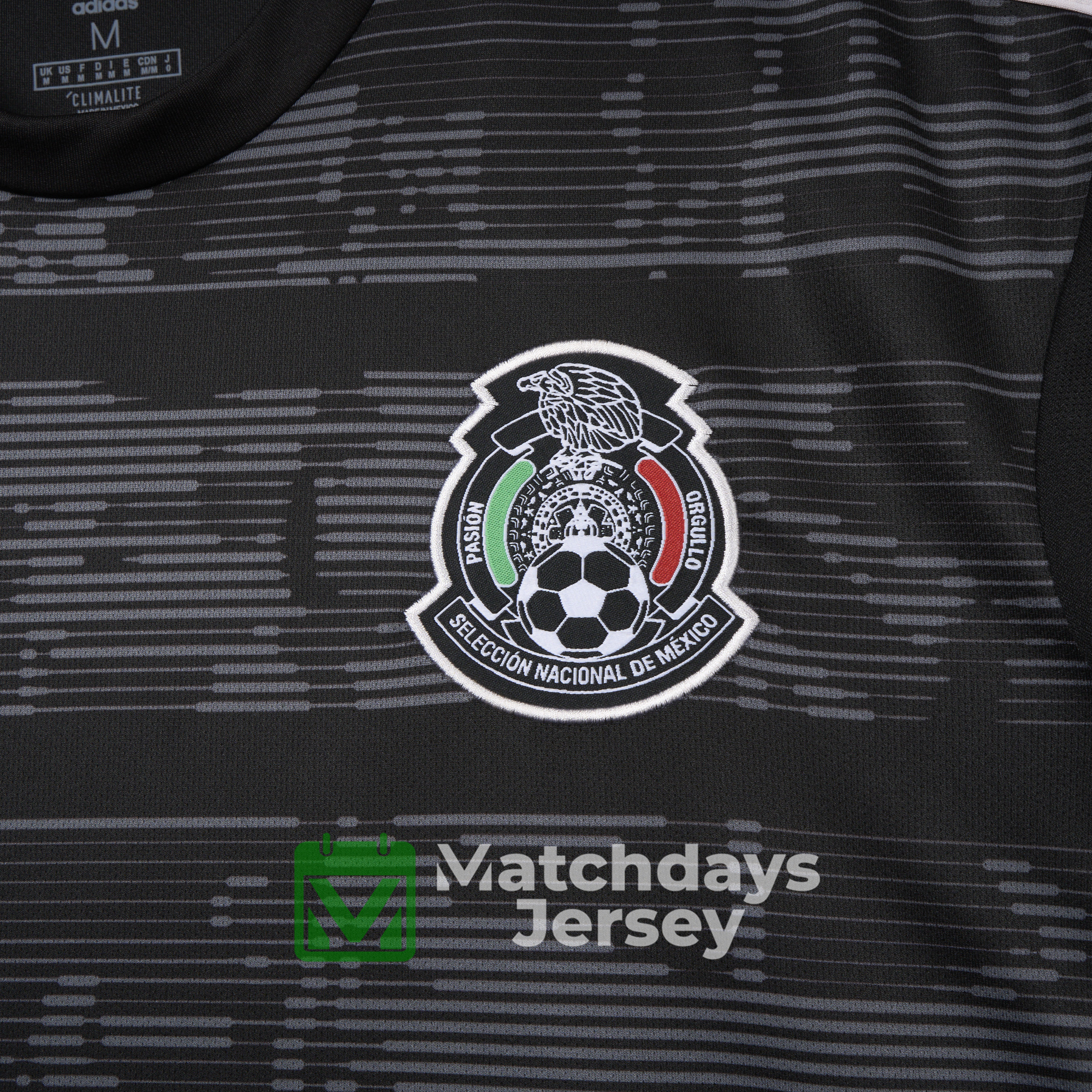 AlphaJersey-Retro Mexico 2019 Gold Cup Home Jersey