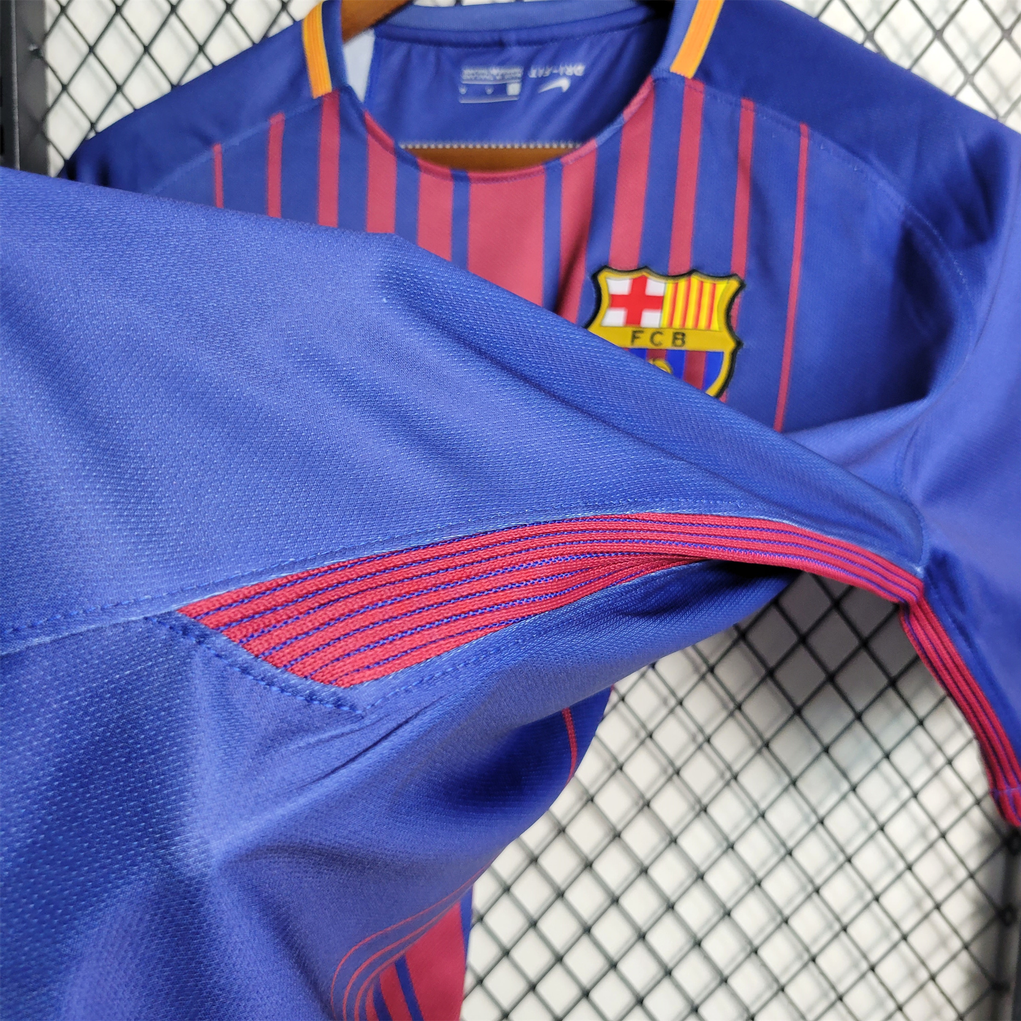 AlphaJersey-Retro Barcelona 17-18 Home Stadium Jersey
