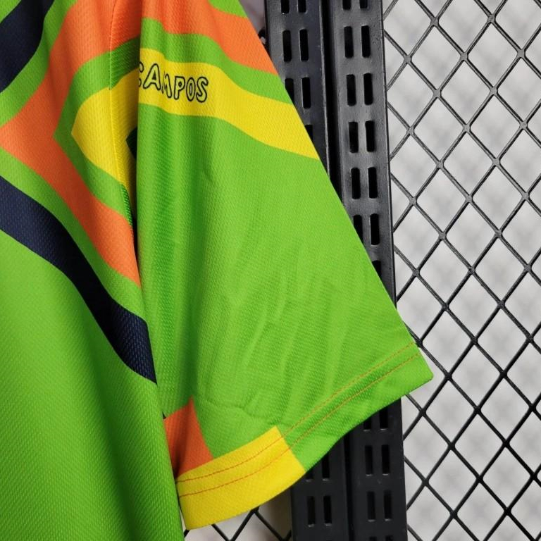 AlphaJersey-Retro Mexico 1994 Goalkeeper Green Orange Jersey