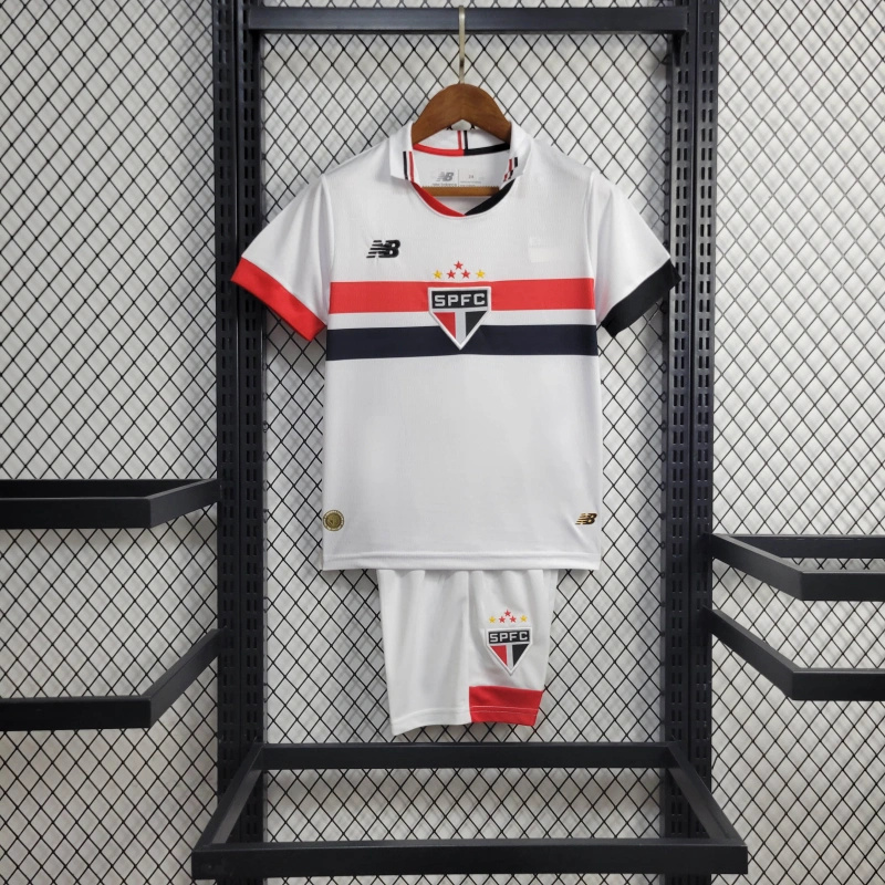 AlphaJersey-Sao Paulo 2024 Home Stadium Kids Kit