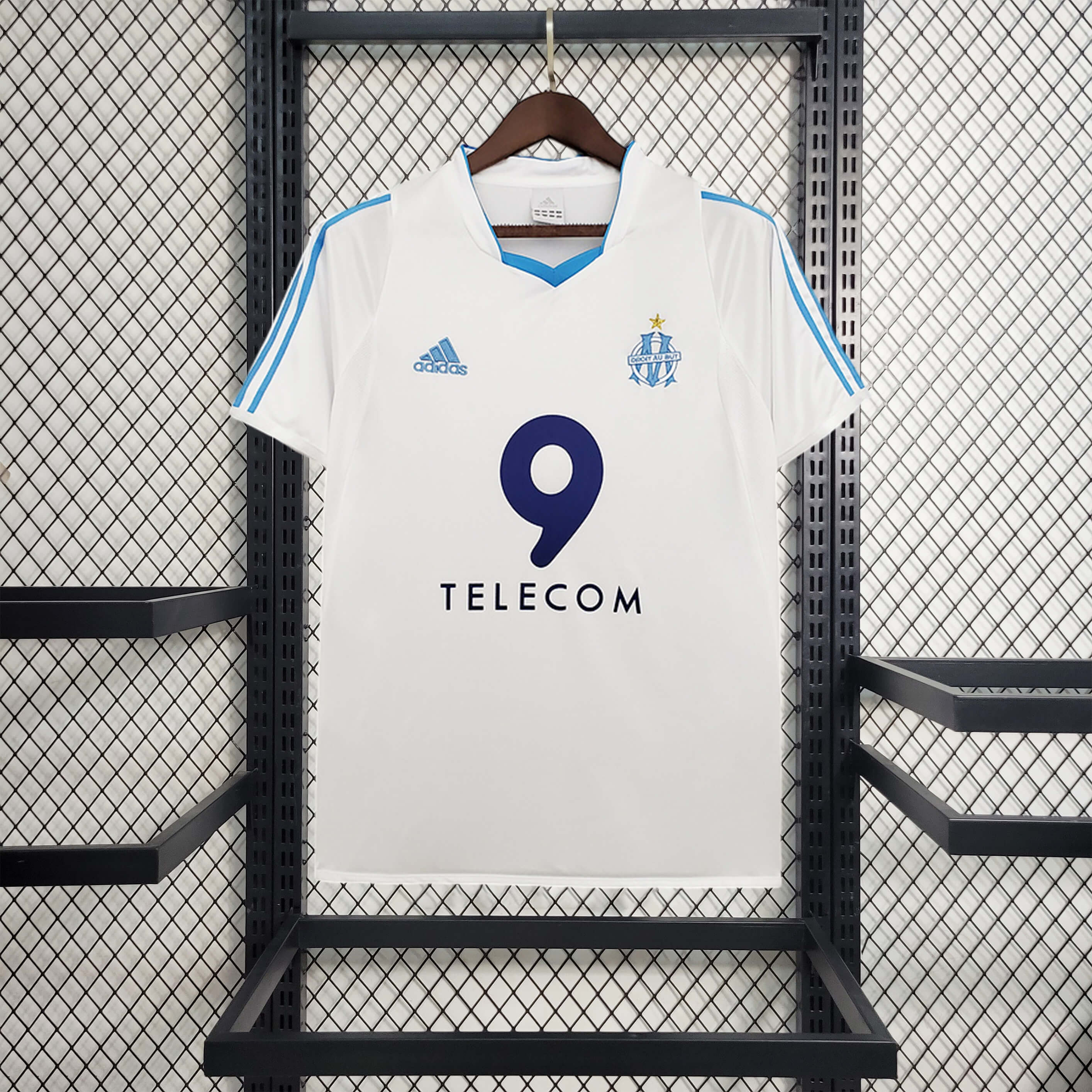 AlphaJersey-Retro Marseille 2003-04 Home Stadium Jersey