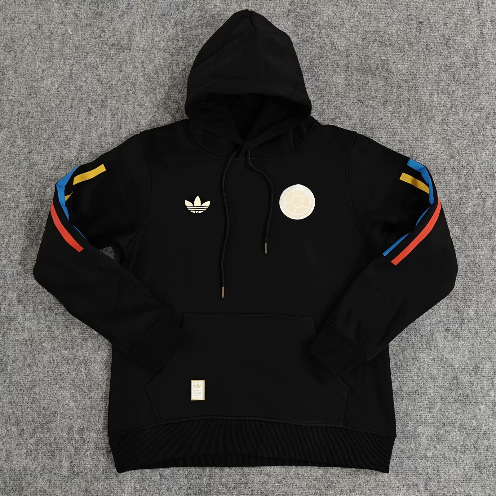 AlphaJersey-Colombia 2024 100th Anniversary Hooded - Black