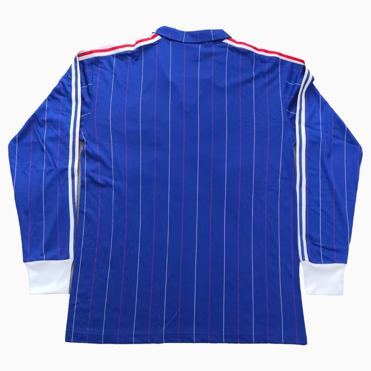 AlphaJersey-Retro France 1982 Home Long Sleeves Jersey