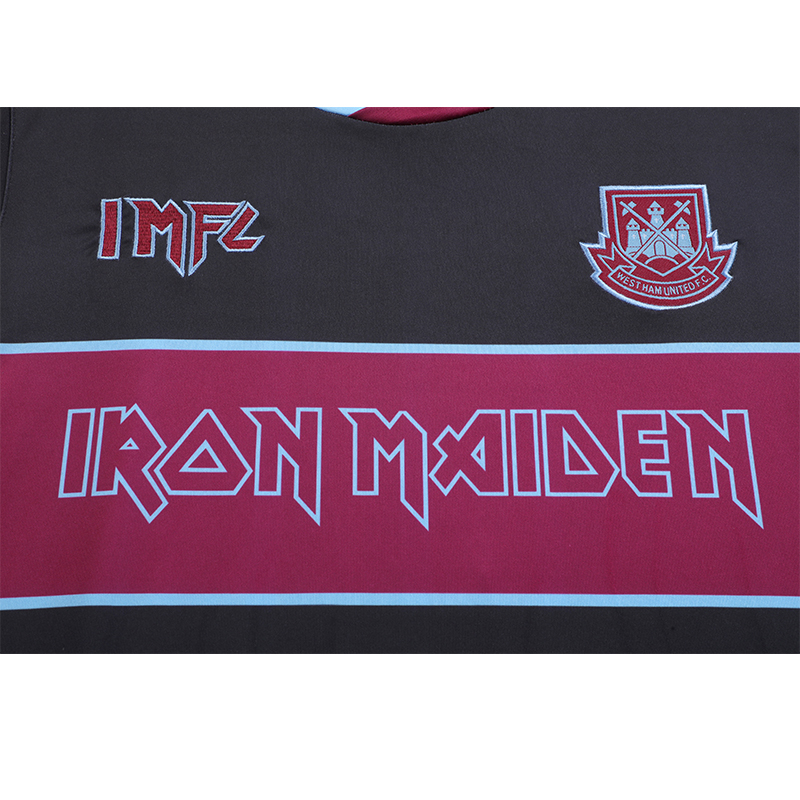 AlphaJersey-Iron Maiden x West Ham Black Special Edition Jersey - with 11 print