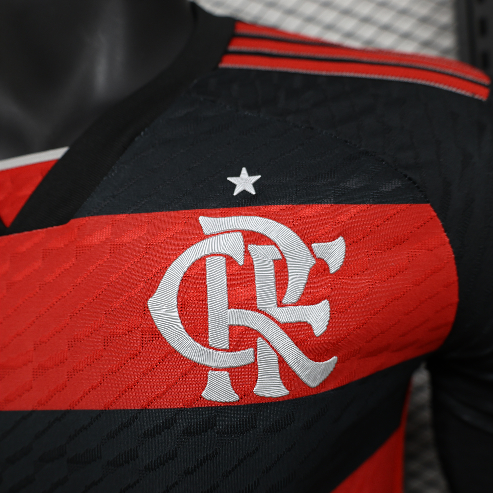 AlphaJersey-Flamengo 2024 Home Long Sleeve Jersey - Player Version