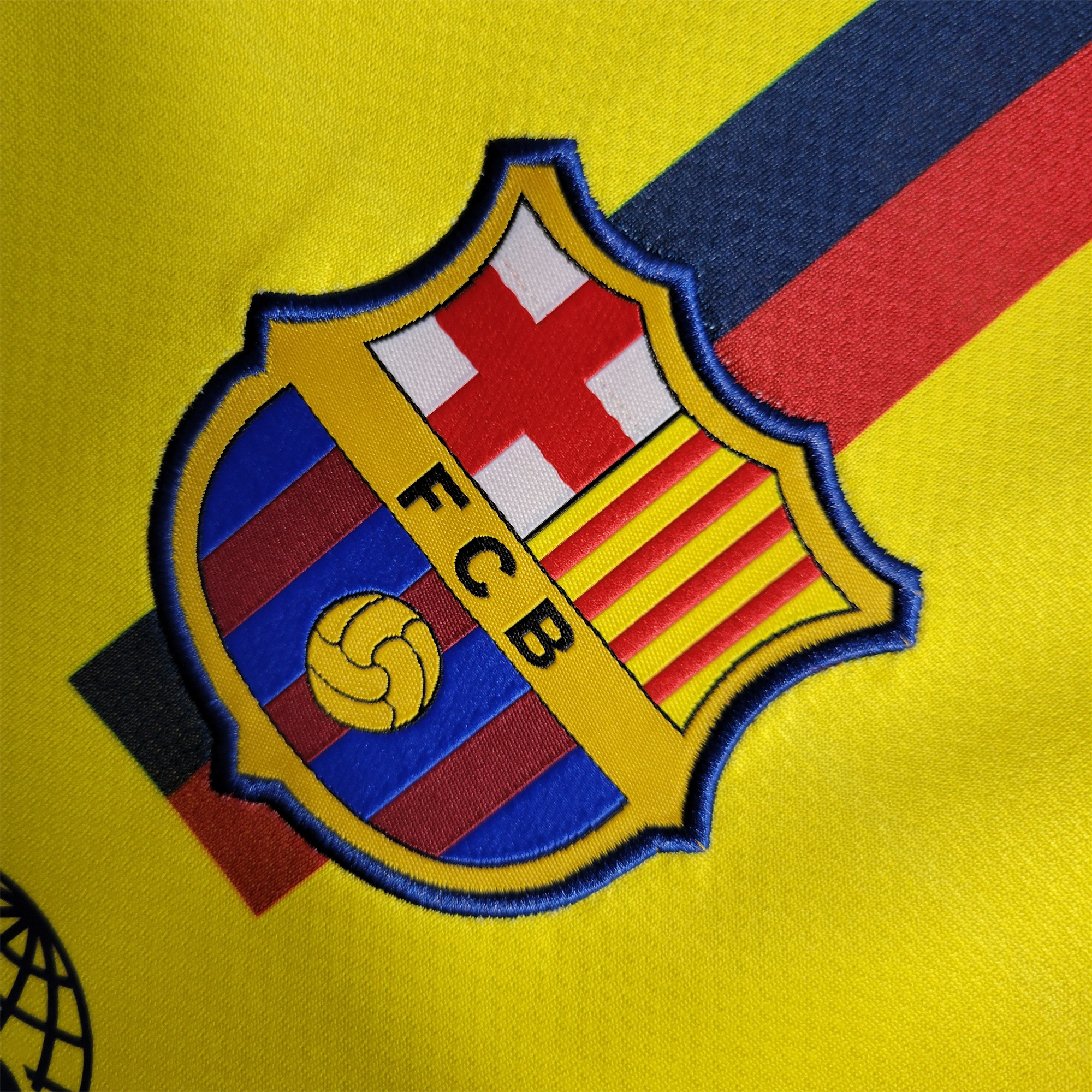 AlphaJersey-Retro Barcelona 08-09 Away Stadium Long Sleeve Jersey