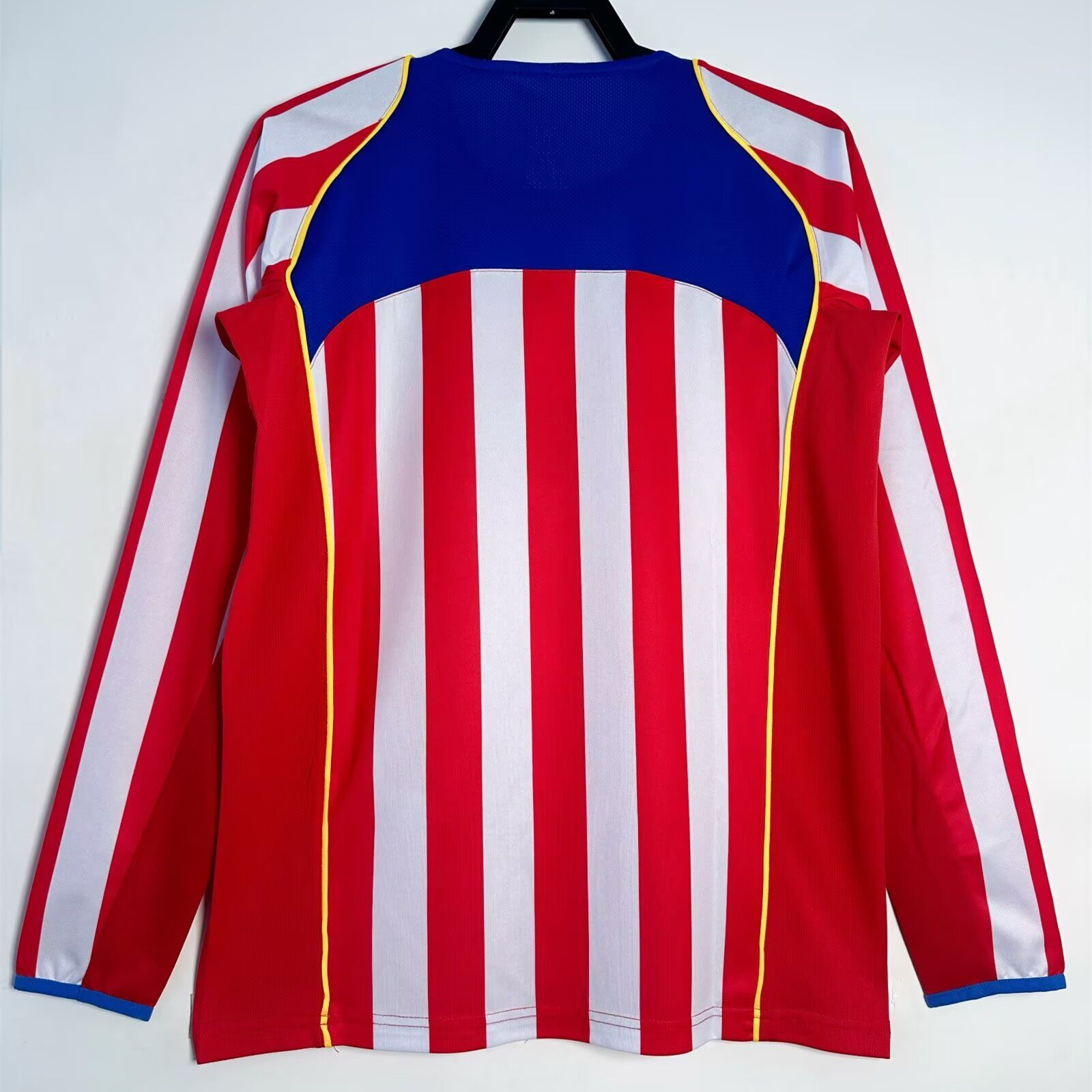 AlphaJersey-Retro Atletico Madrid 2004-05 Home Long Sleeves Jersey - S.p.i.d.e.r M.a.n