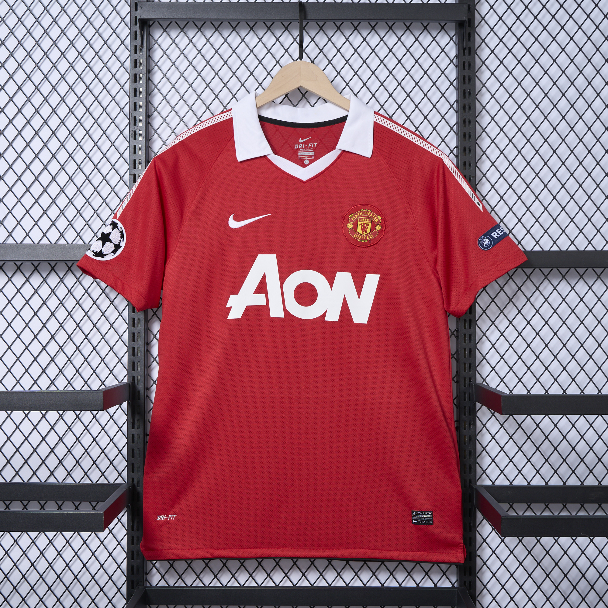 AlphaJersey-Retro Manchester United 10-11 Home Stadium Jersey