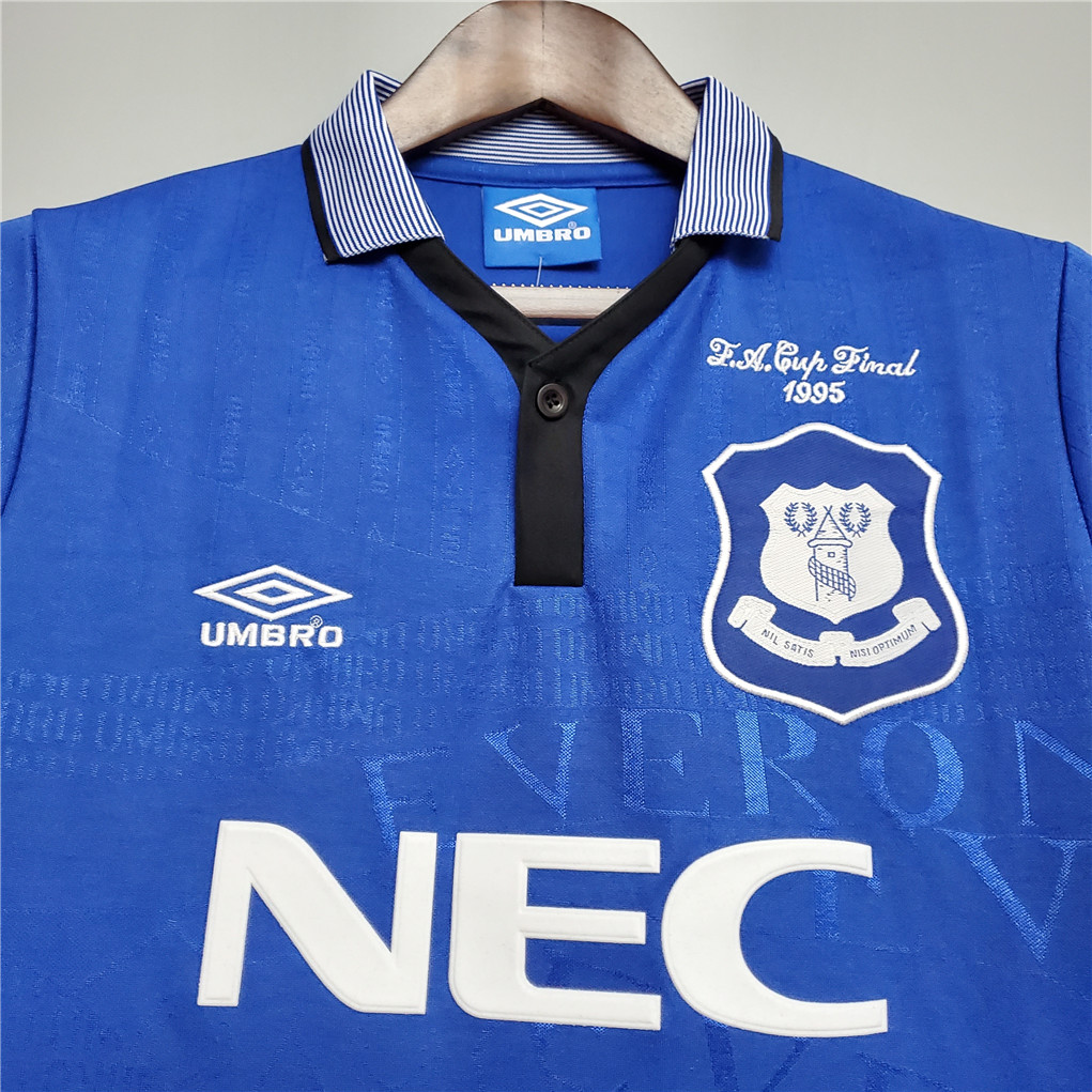 AlphaJersey-Retro Everton 1995 FA Cup Final Jersey