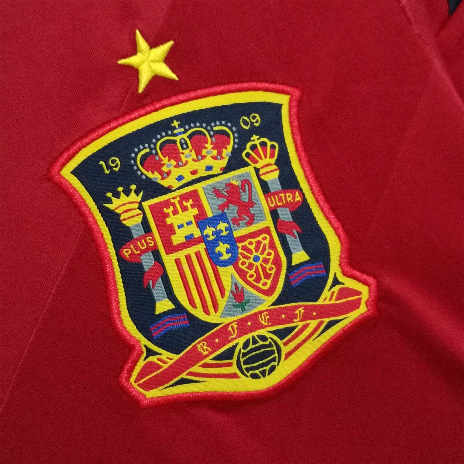 AlphaJersey-Retro Spain 2012 Home Stadium Jersey